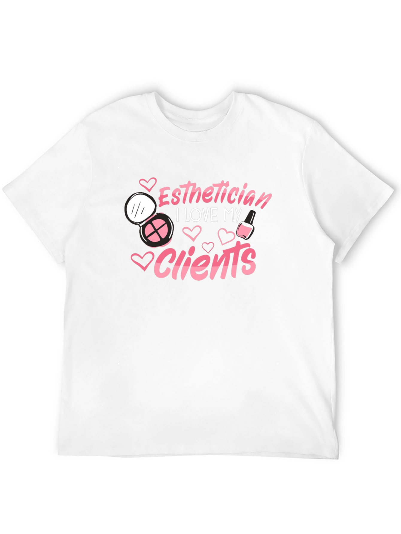 Esthetician Love Clients Black T-Shirt