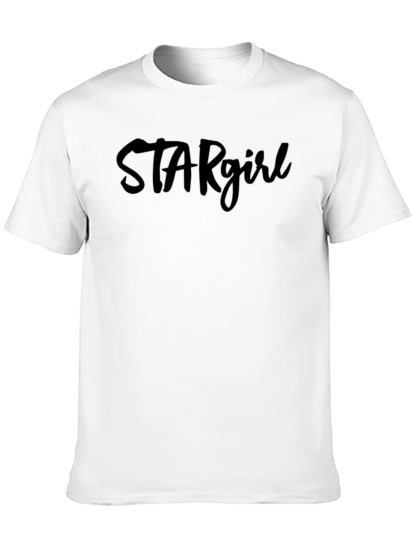 STARgirl Black Graphic Tee Casual Fashion