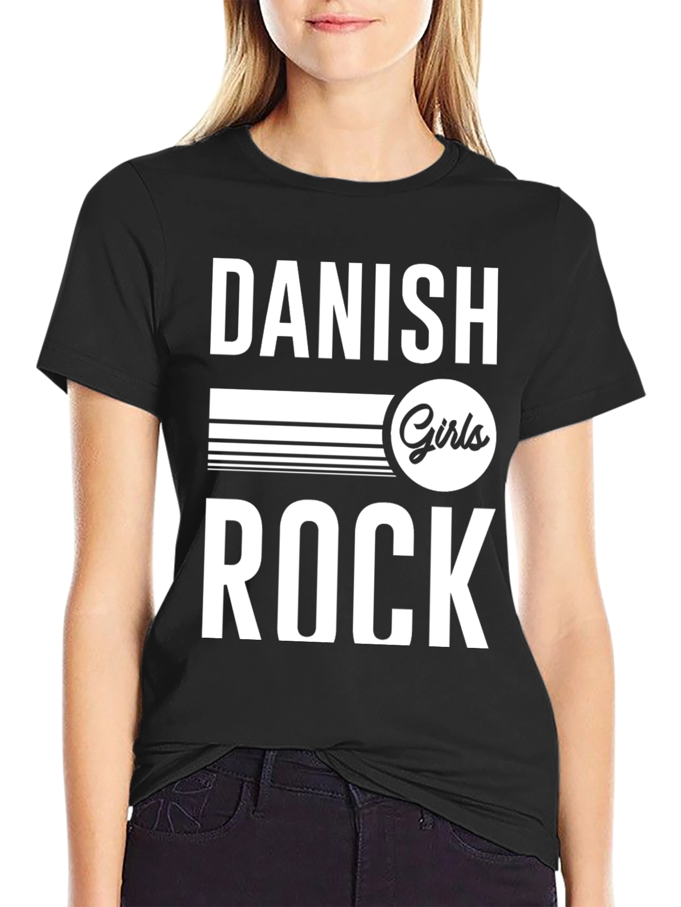 Danish Girls Rock T-Shirt - Black