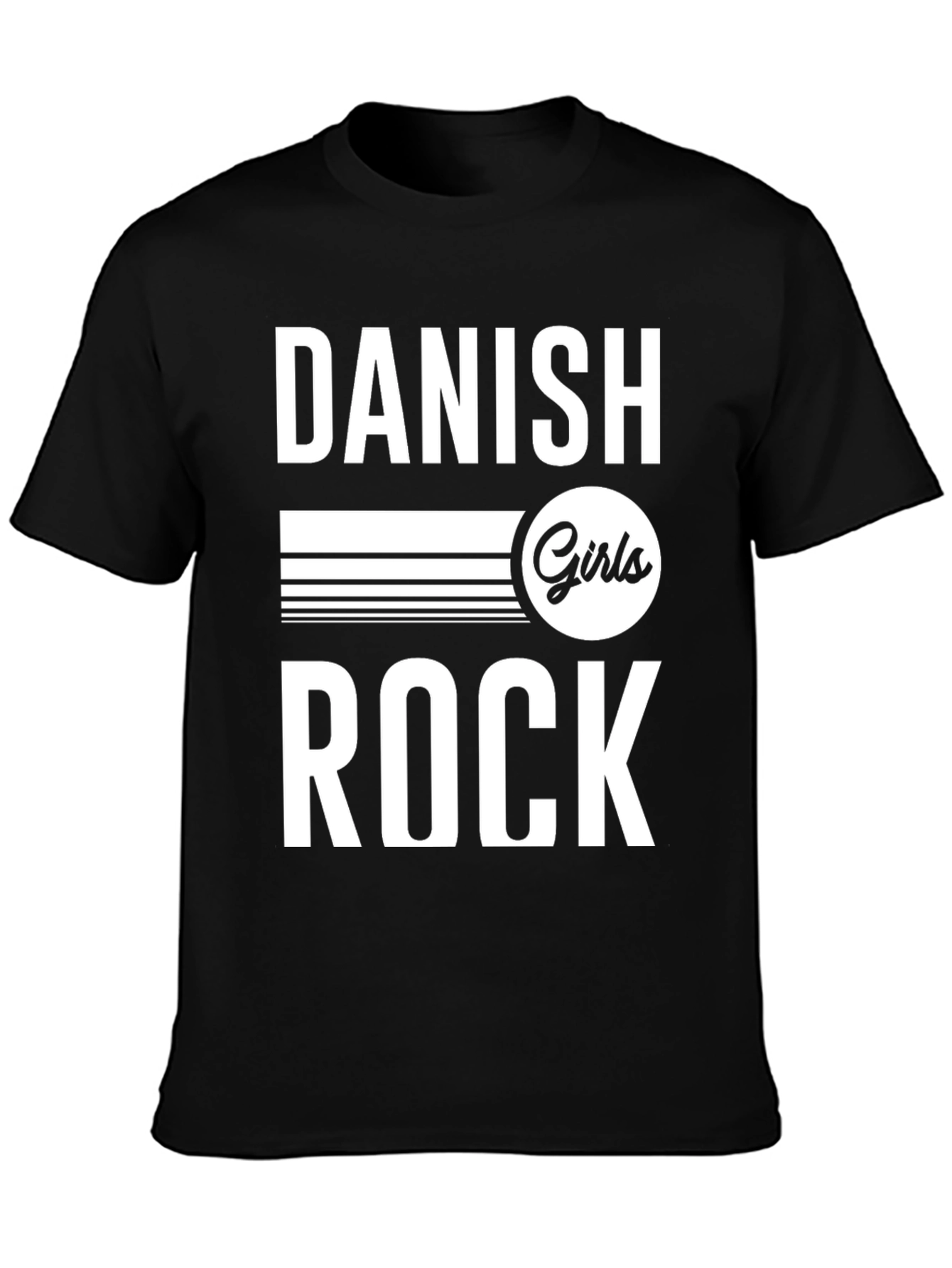 Danish Girls Rock T-Shirt - Black
