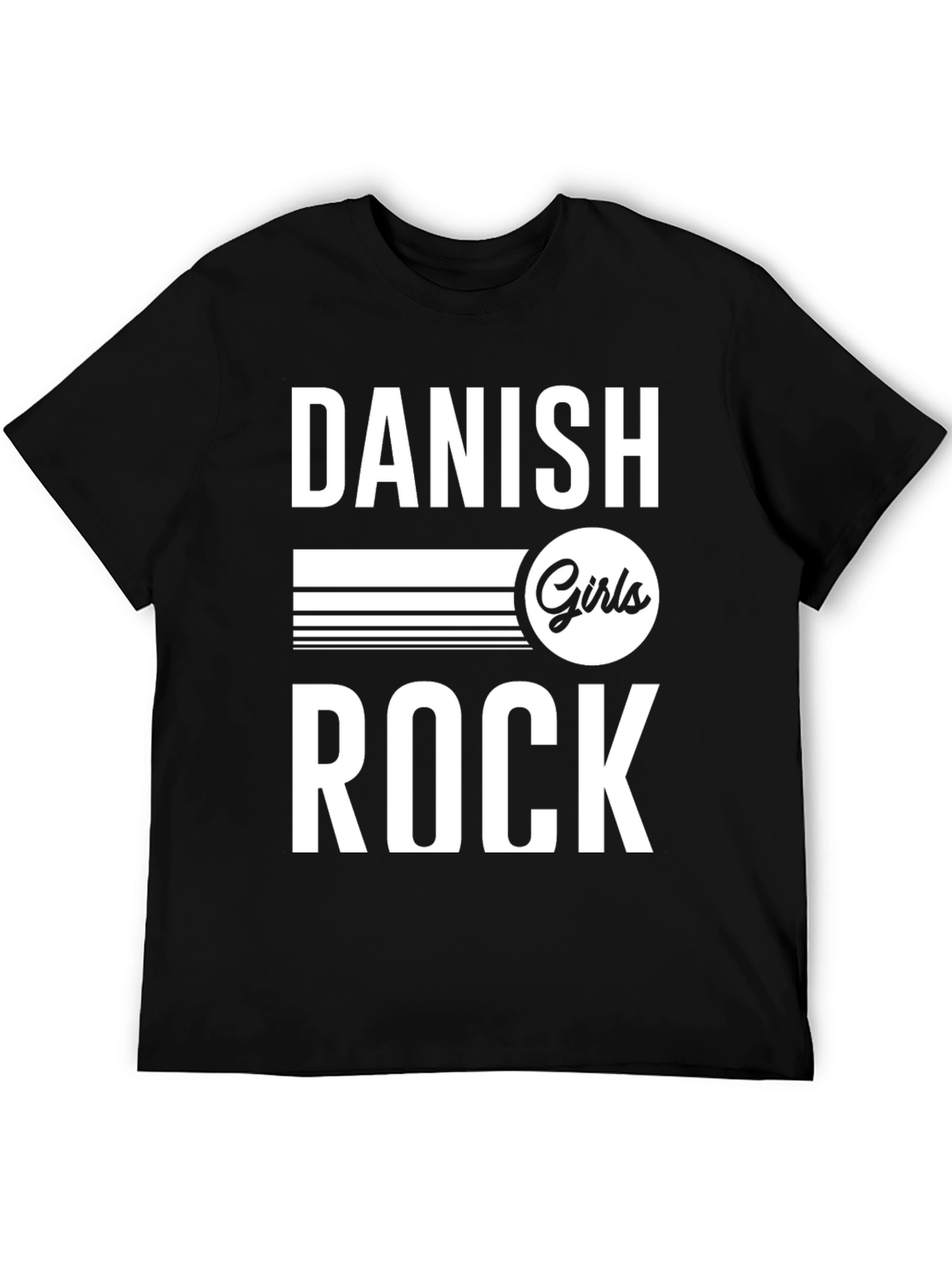 Danish Girls Rock T-Shirt - Black
