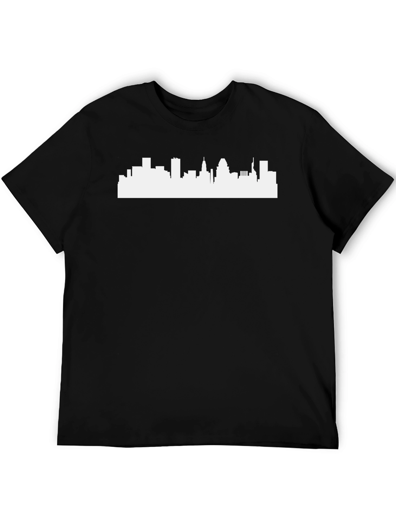 Cityscape Graphic Tee - Black