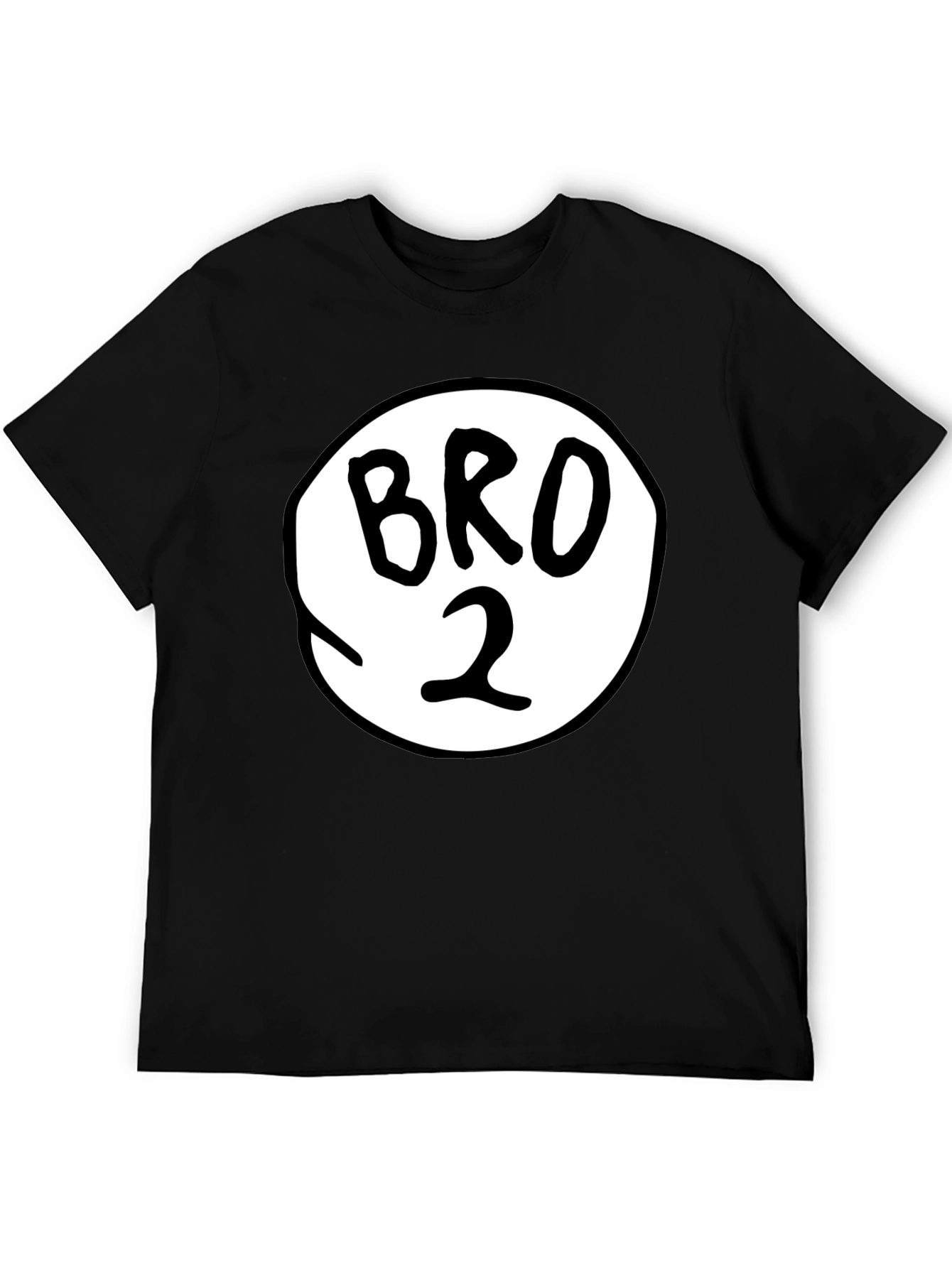 Bro 2 Black Graphic Tee