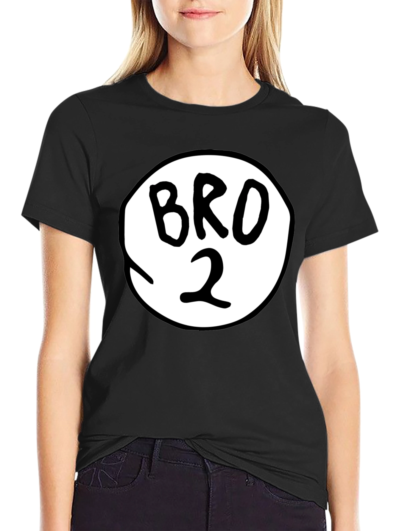 Bro 2 Black Graphic Tee