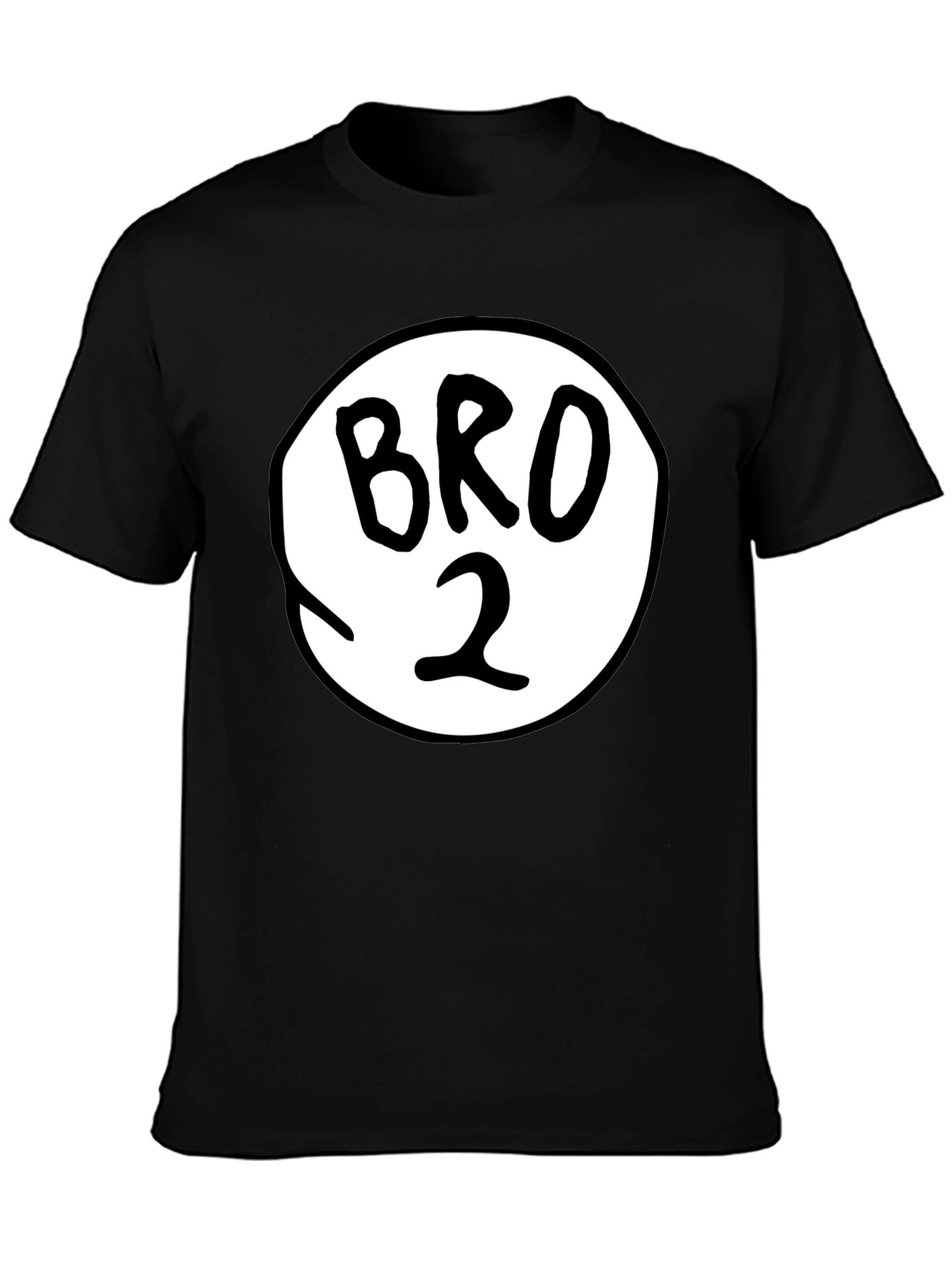 Bro 2 Black Graphic Tee