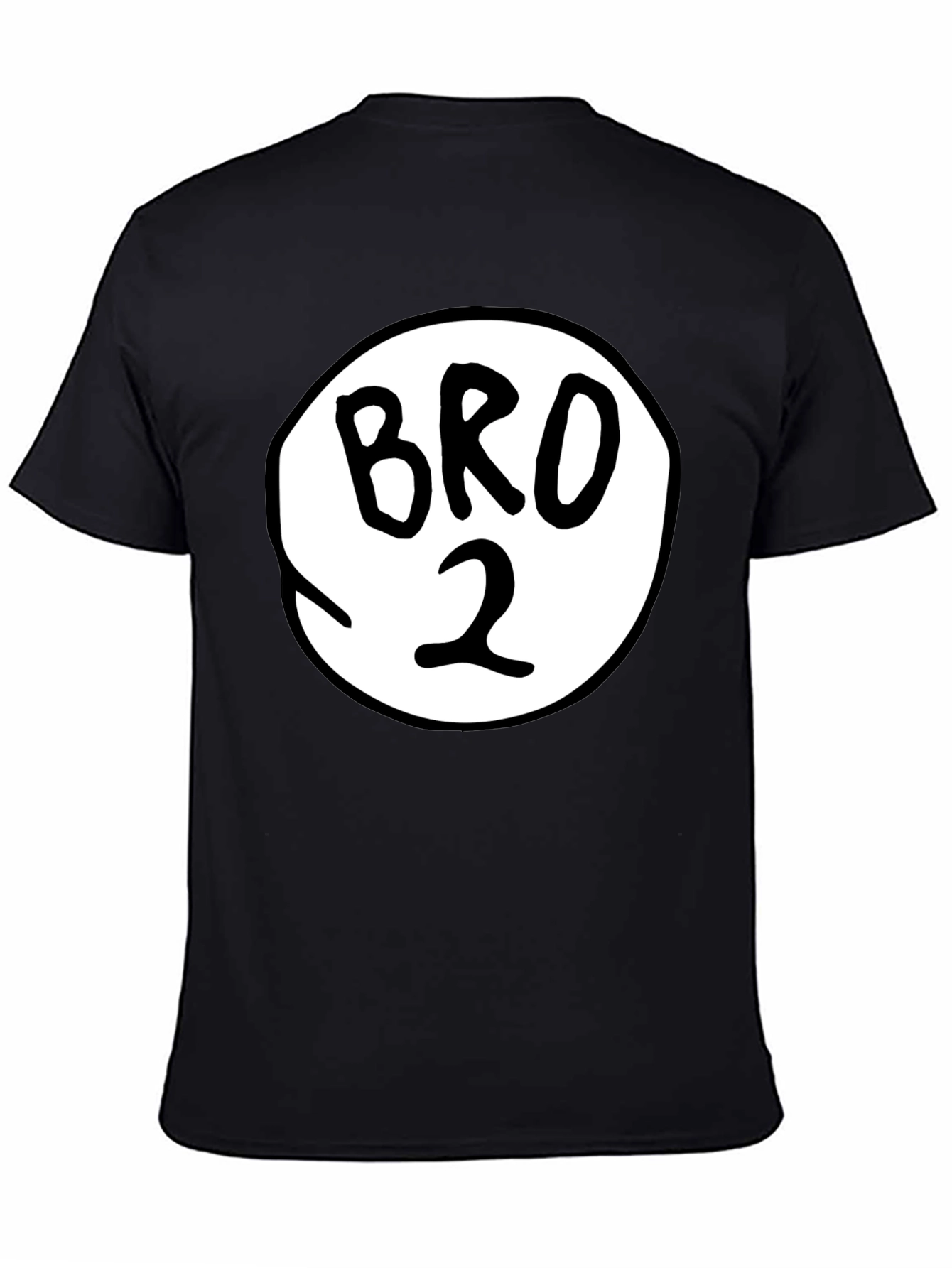 Bro 2 Black Graphic Tee