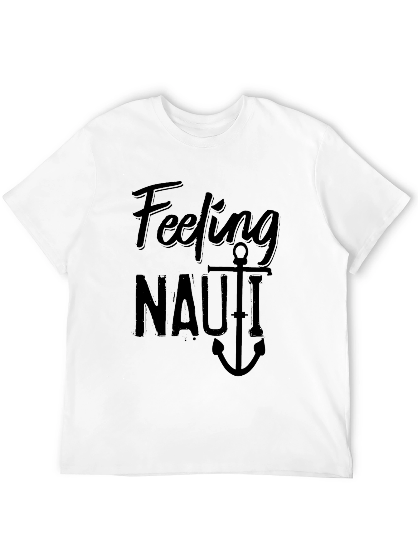 Feeling Nauti Anchor Graphic T-Shirt
