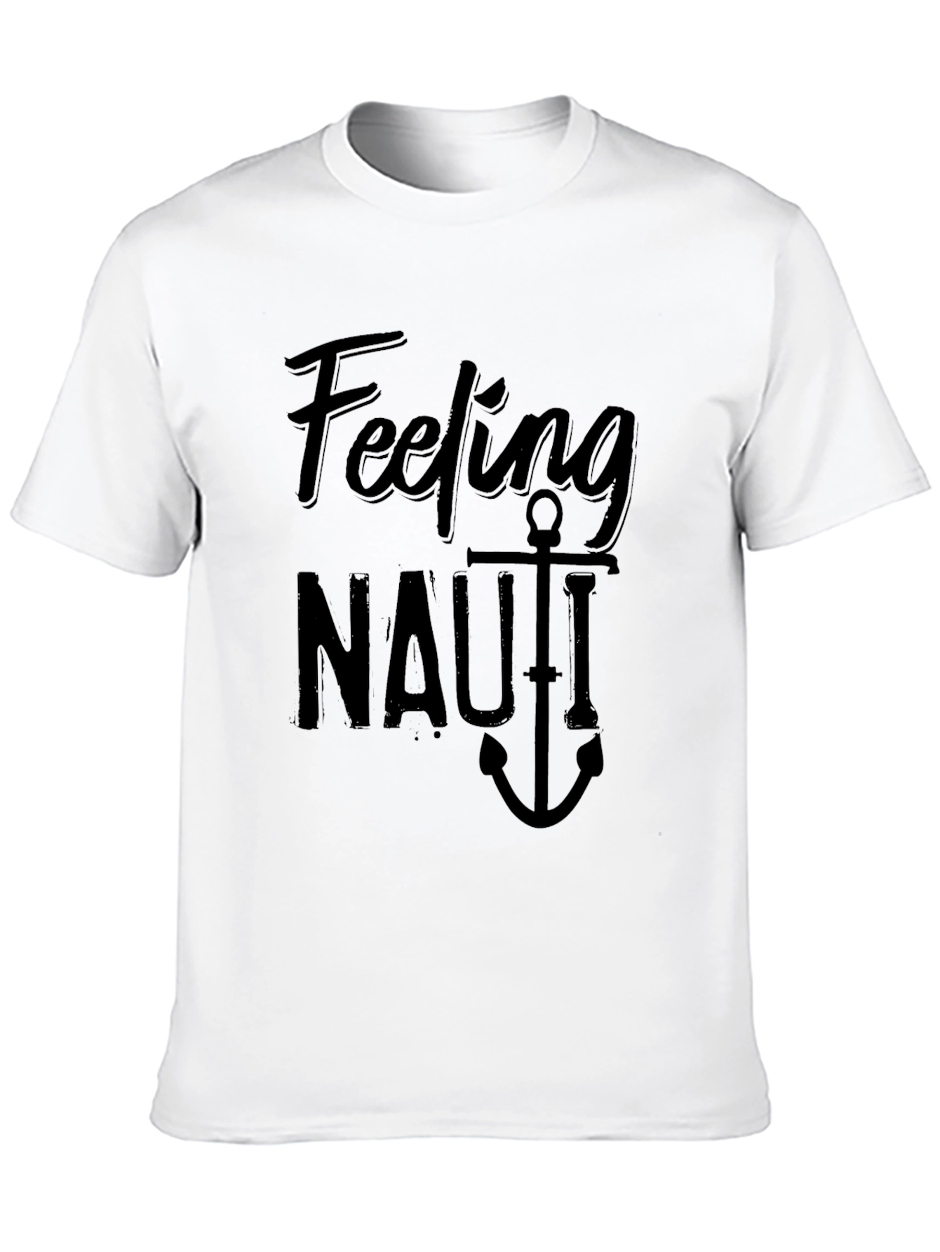 Feeling Nauti Anchor Graphic T-Shirt