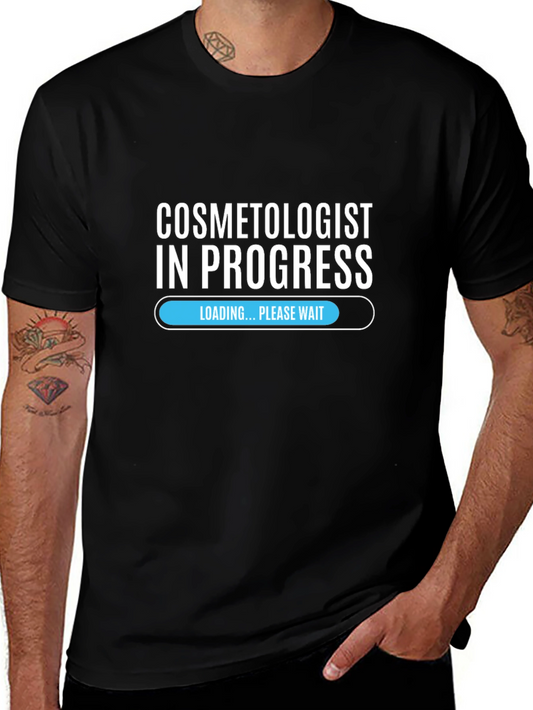 Cosmetologist in Progress Black Graphic Tee