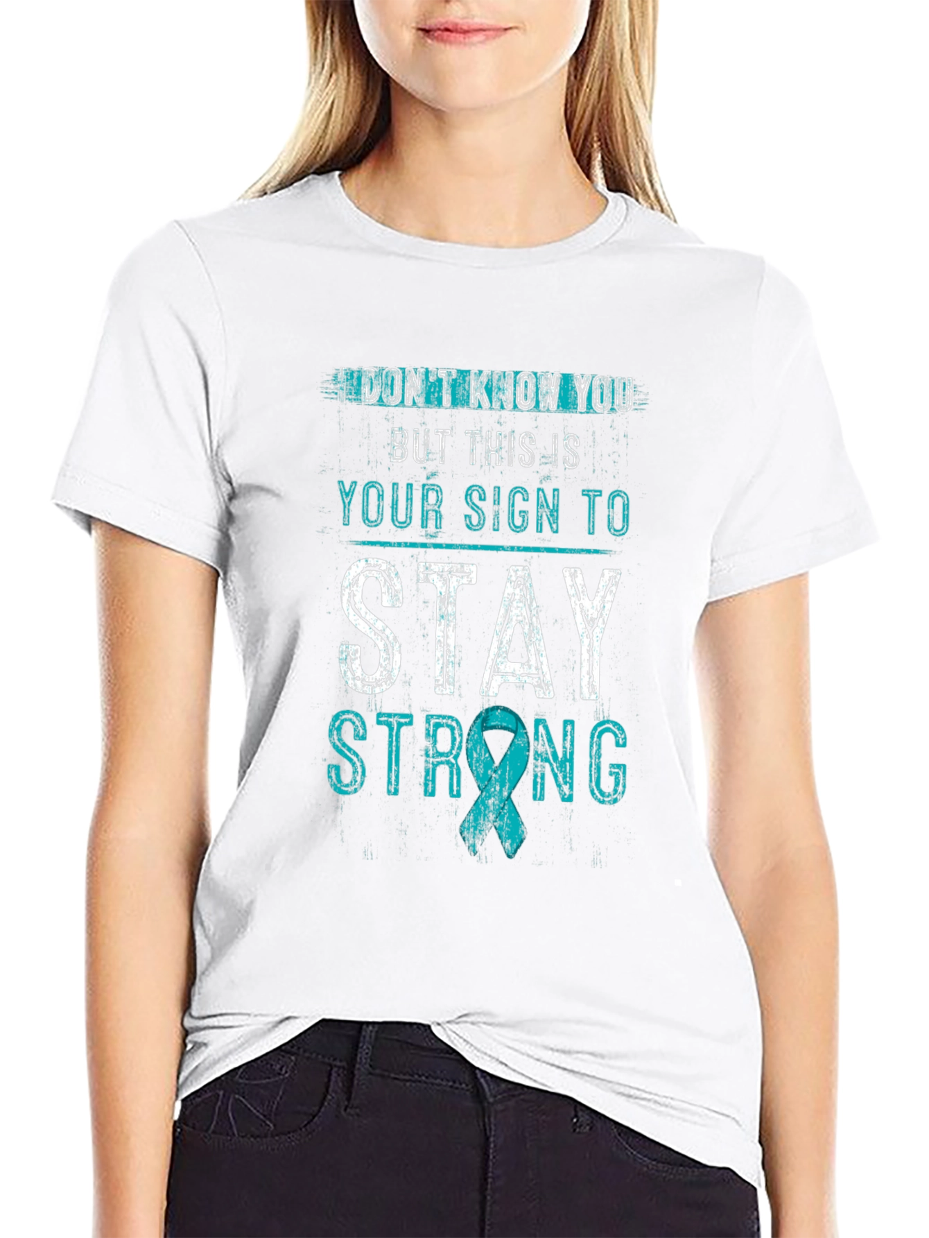 Stay Strong Awareness Graphic Tee