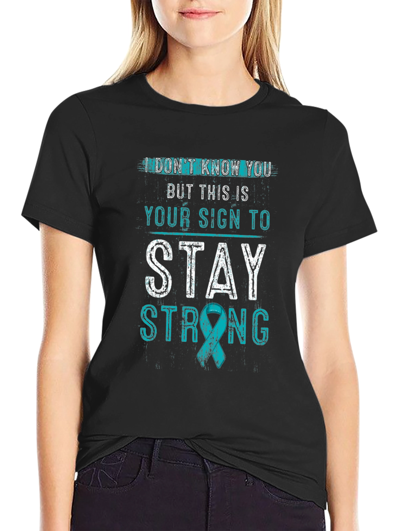 Stay Strong Awareness Graphic Tee
