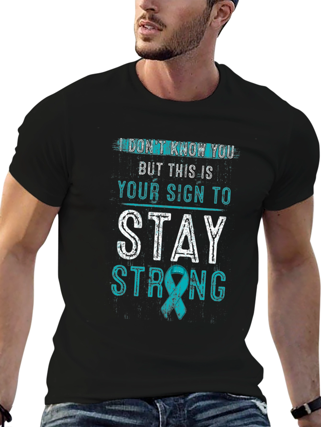 Stay Strong Awareness Graphic Tee