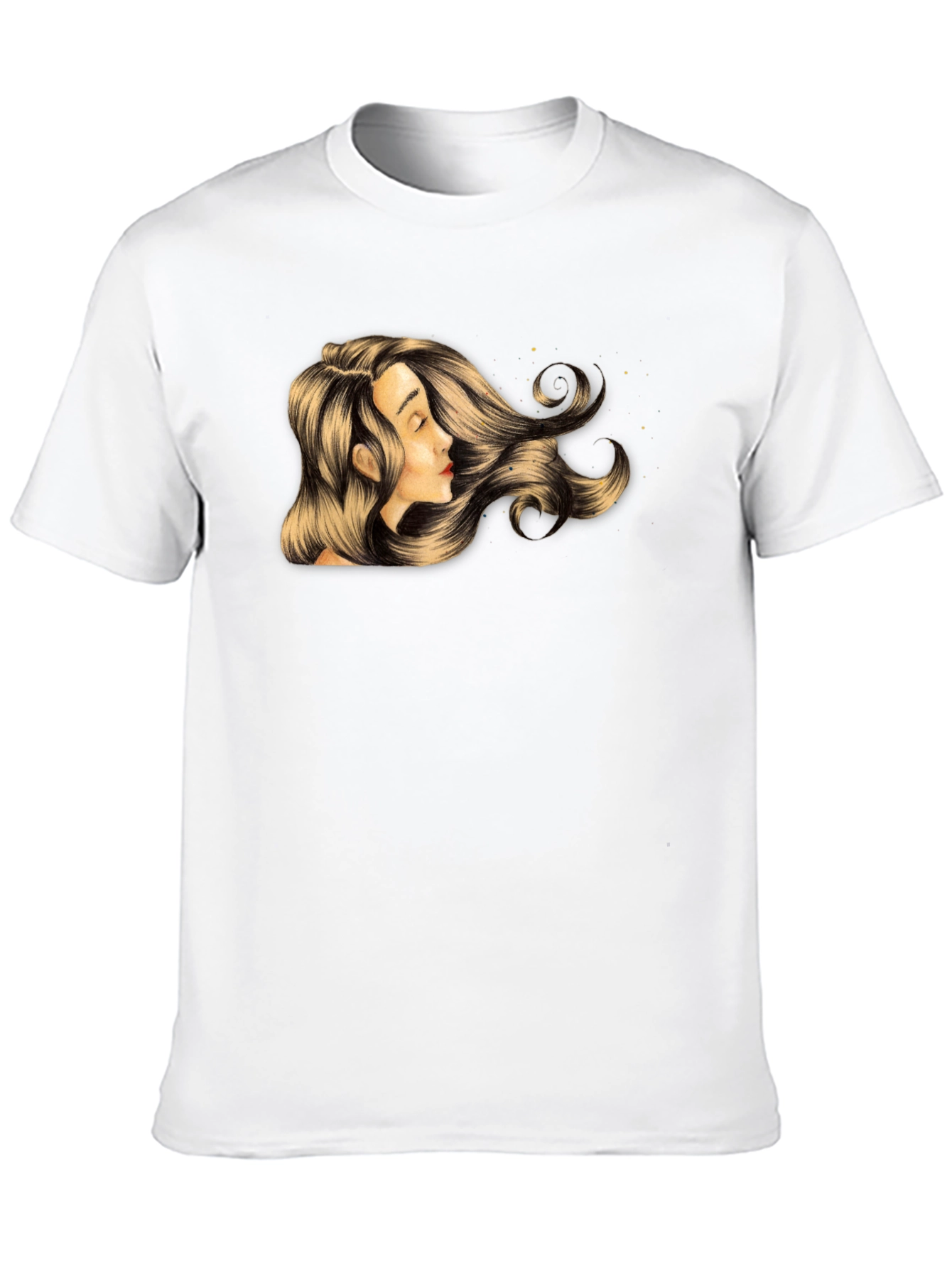 Woman Portrait Graphic T-Shirt - Stylish Black Tee