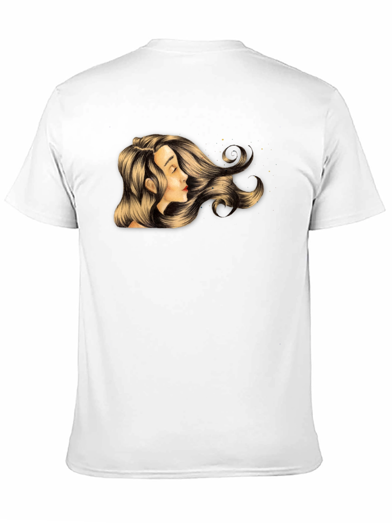 Woman Portrait Graphic T-Shirt - Stylish Black Tee