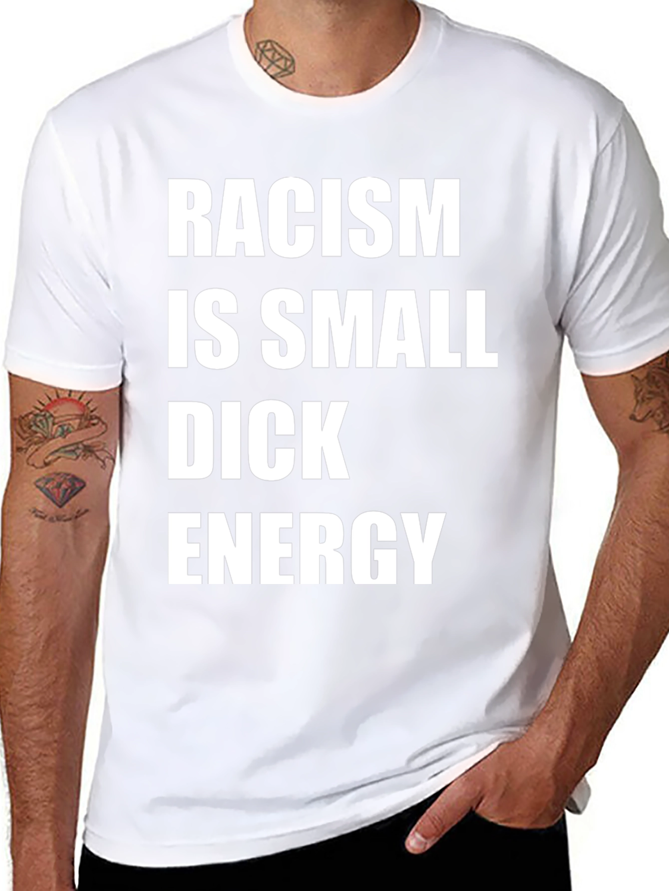 Racism is Small Dick Energy Graphic Tee