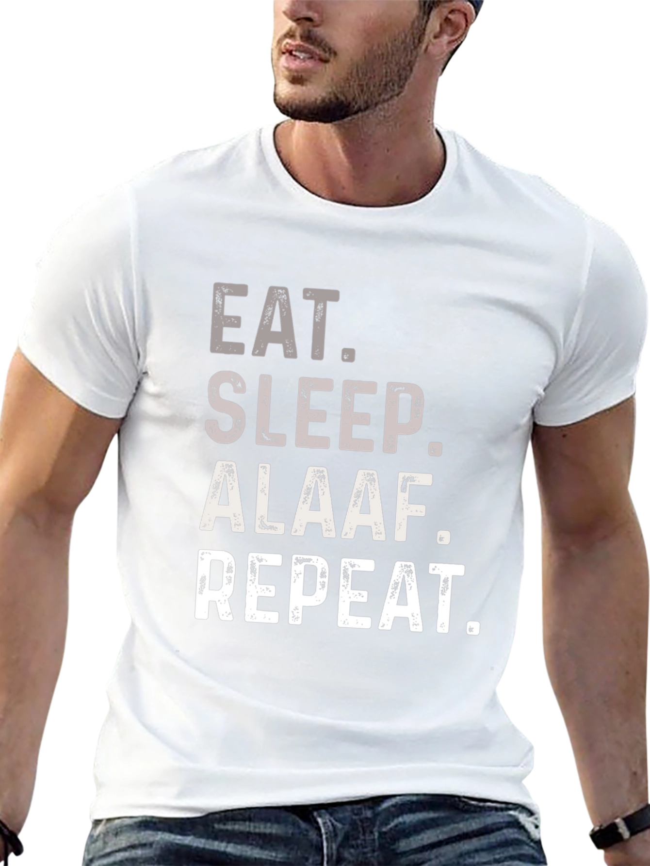Eat Sleep Alaaf Repeat Black T-Shirt