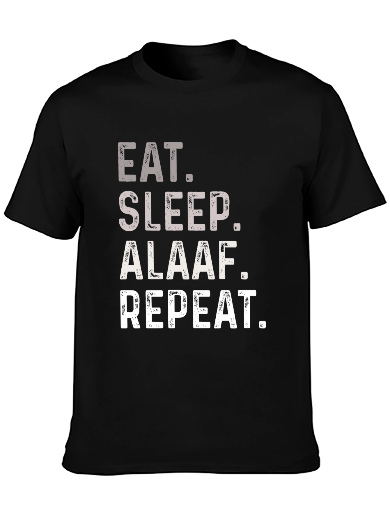 Eat Sleep Alaaf Repeat Black T-Shirt