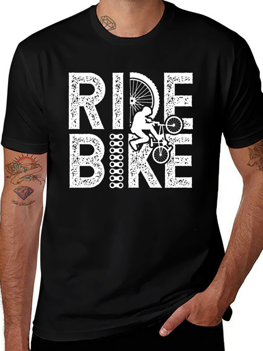 Ride Bike Graphic Tee -  Unisex Cotton T-Shirt