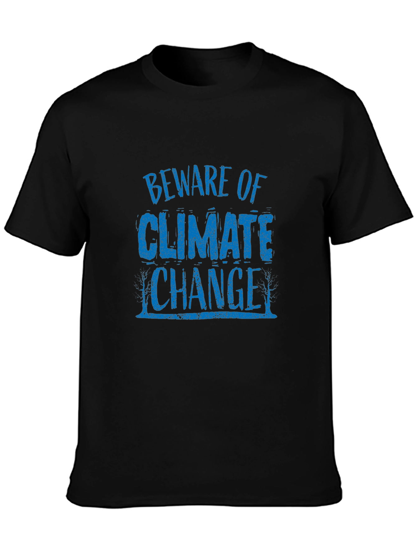 Beware of Climate Change Graphic Tee - Black