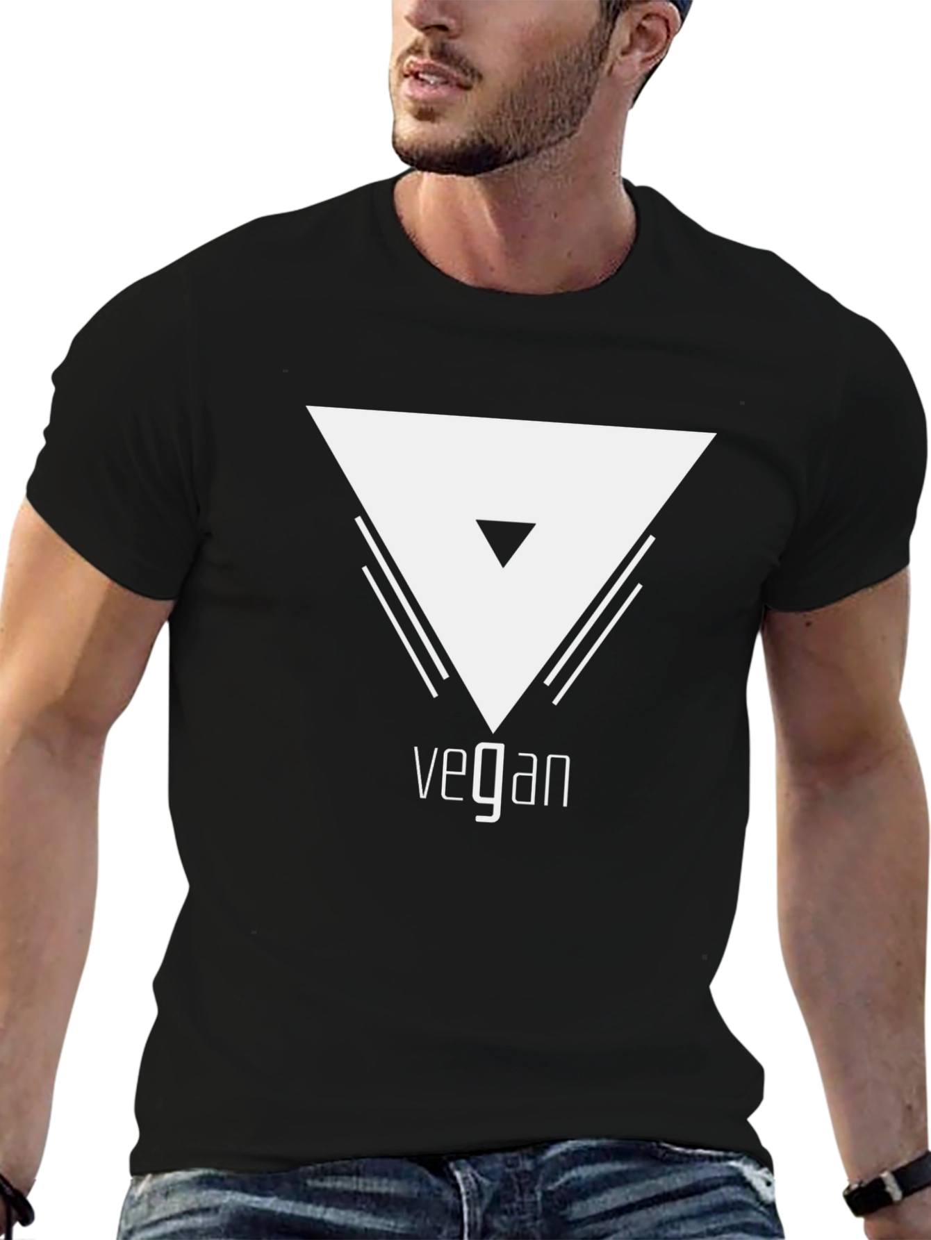 Vegan Graphic Tee - Modern Unisex T-Shirt