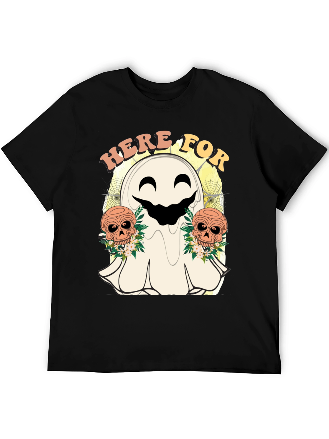 Here For Ghost Halloween T-Shirt