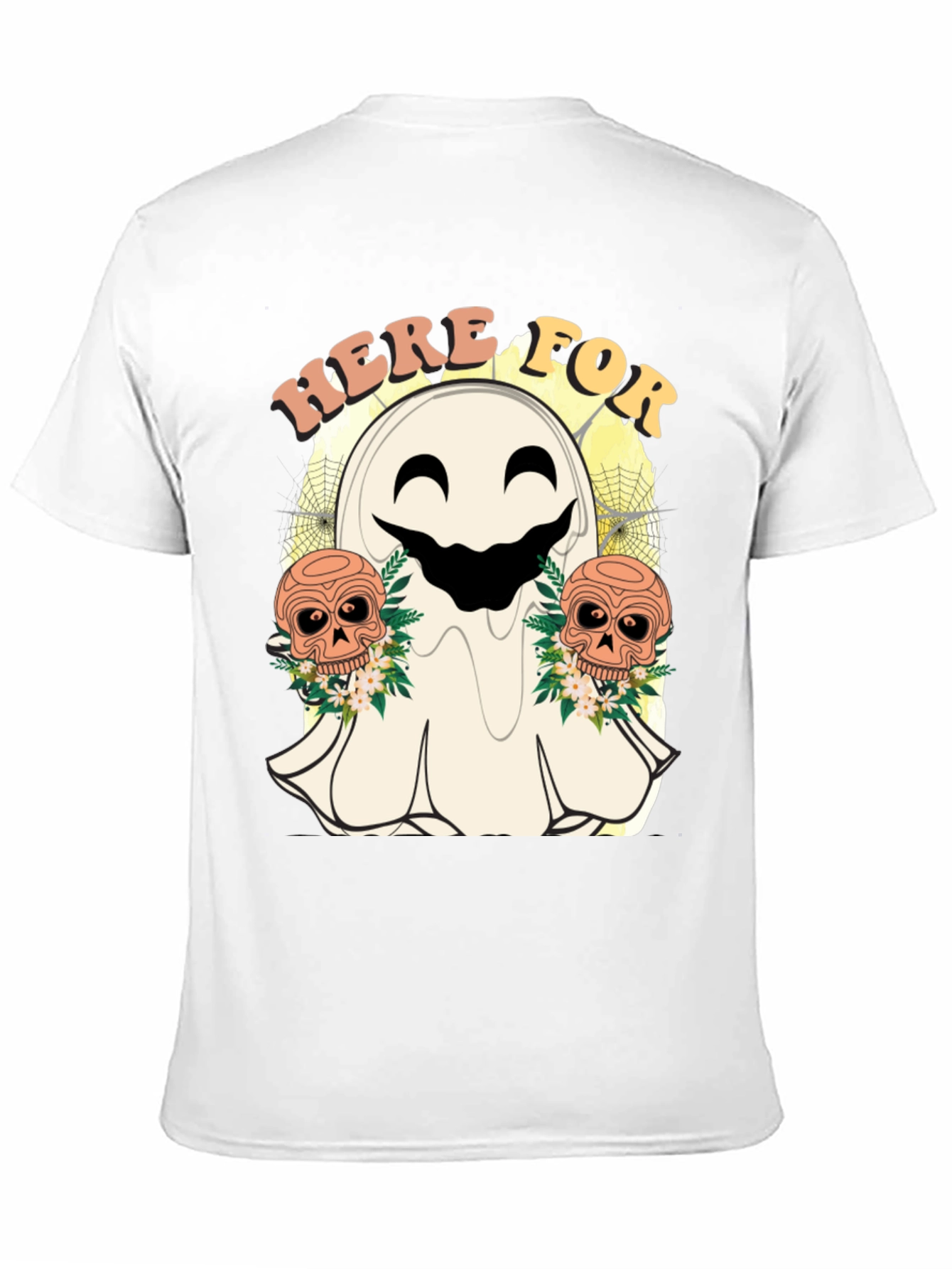 Here For Ghost Halloween T-Shirt