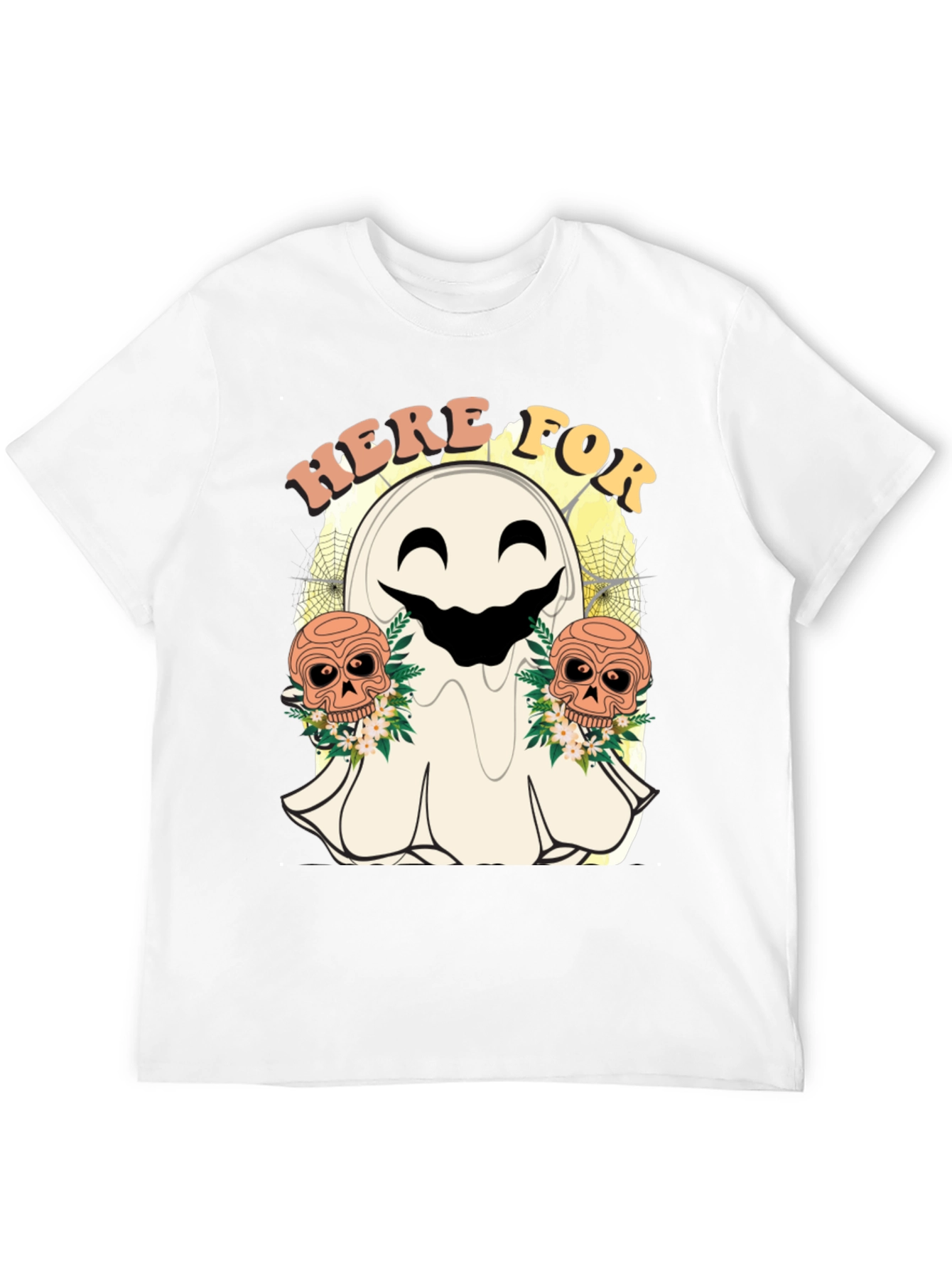 Here For Ghost Halloween T-Shirt