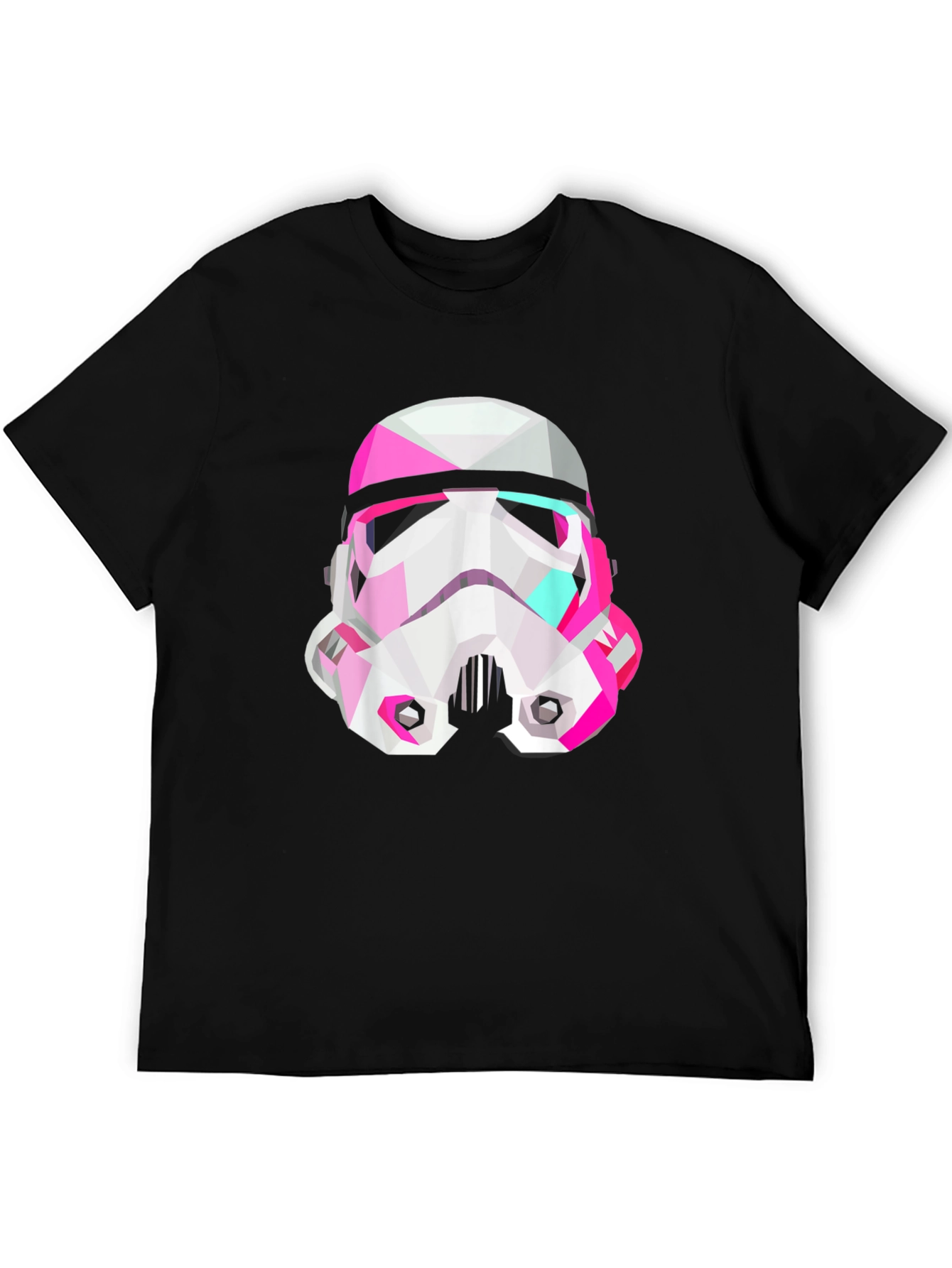 Geometric Stormtrooper T-Shirt - Sci-Fi Style