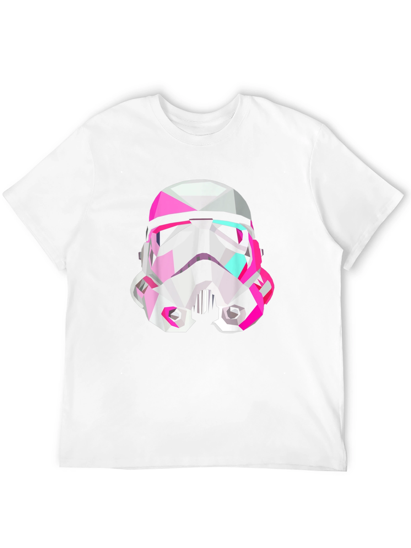 Geometric Stormtrooper T-Shirt - Sci-Fi Style