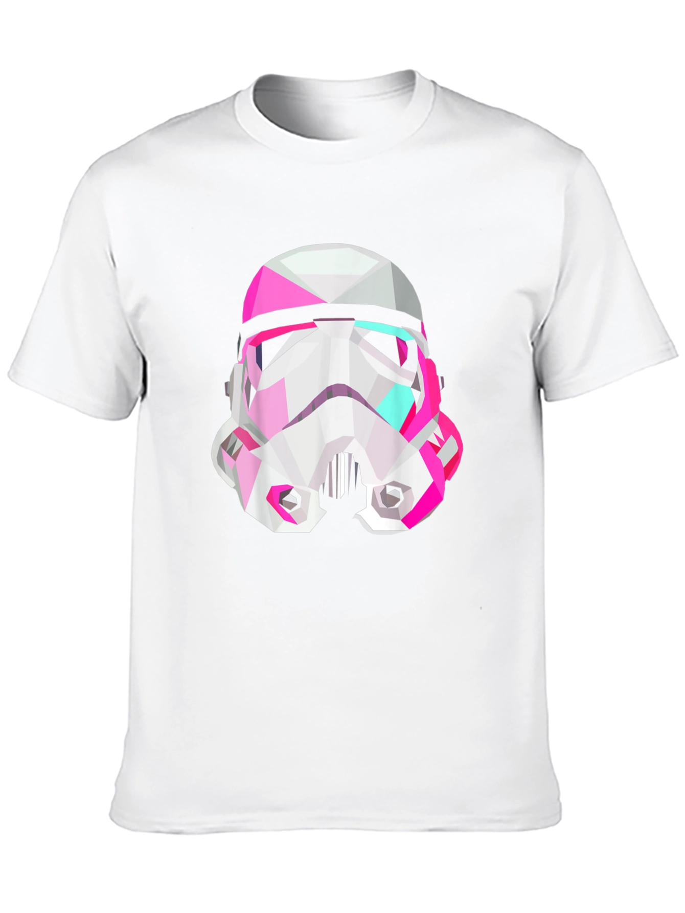Geometric Stormtrooper T-Shirt - Sci-Fi Style