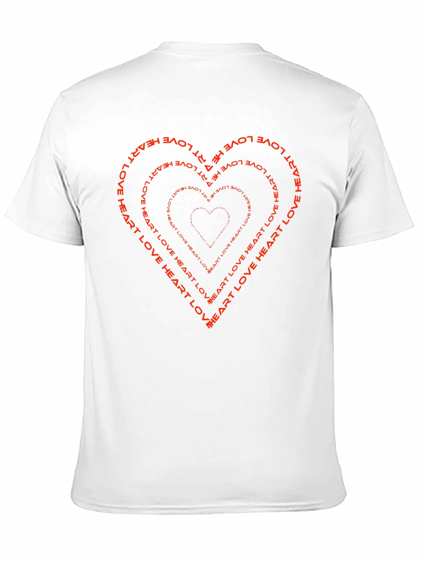 Love Heart Graphic T-Shirt - Stylish Black Tee