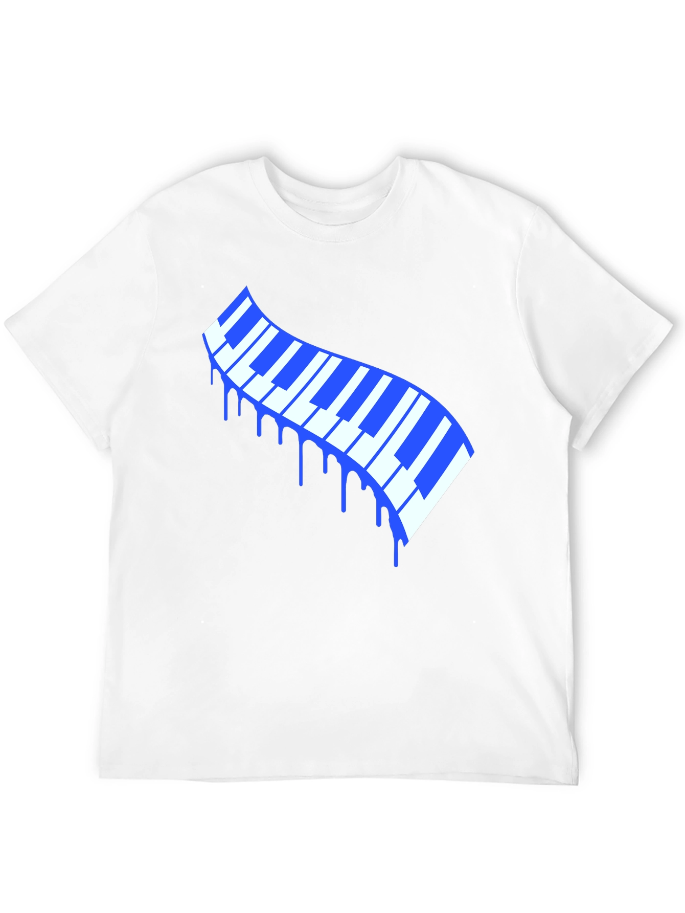 Dripping Keys Graphic Tee - Stylish Music Lover T-Shirt