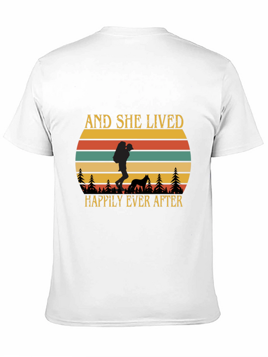 Happily Ever After Hiking Tee - Black