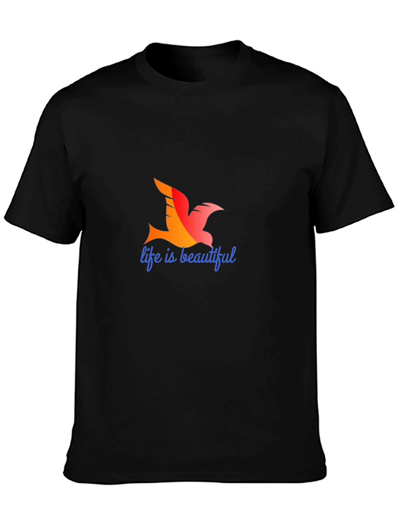 Life is Beautiful T-Shirt - Bird Graphic Tee
