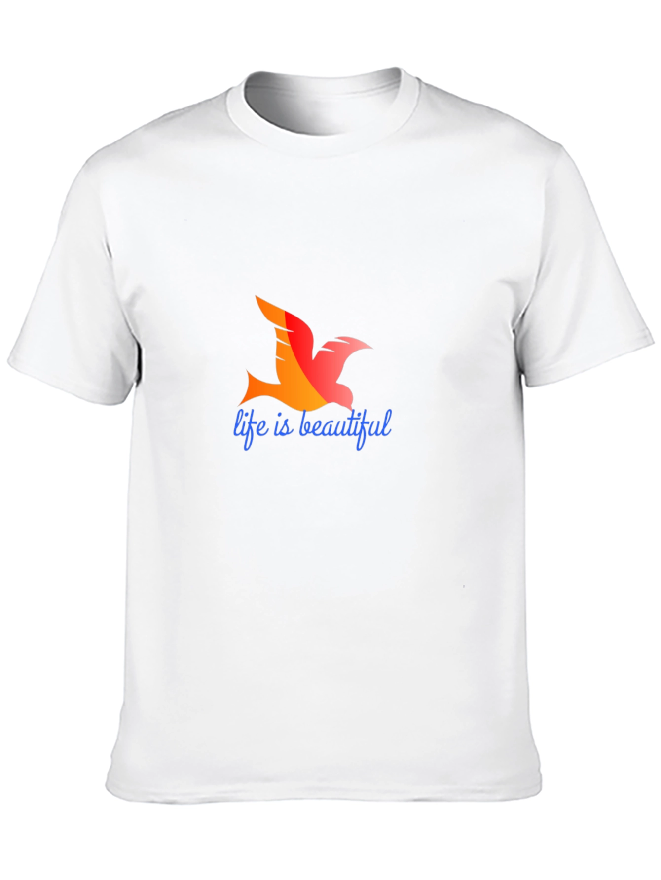Life is Beautiful T-Shirt - Bird Graphic Tee