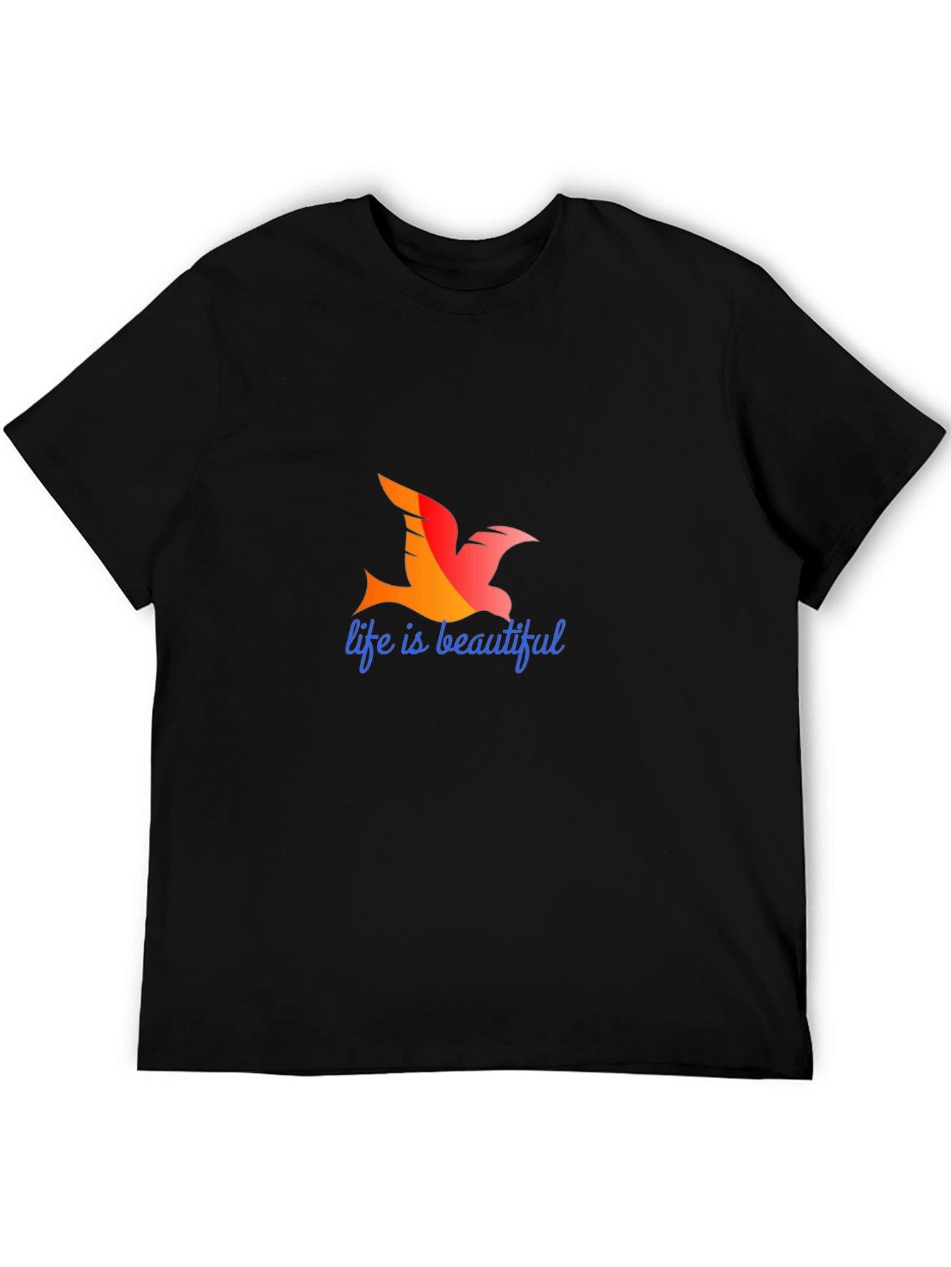 Life is Beautiful T-Shirt - Bird Graphic Tee