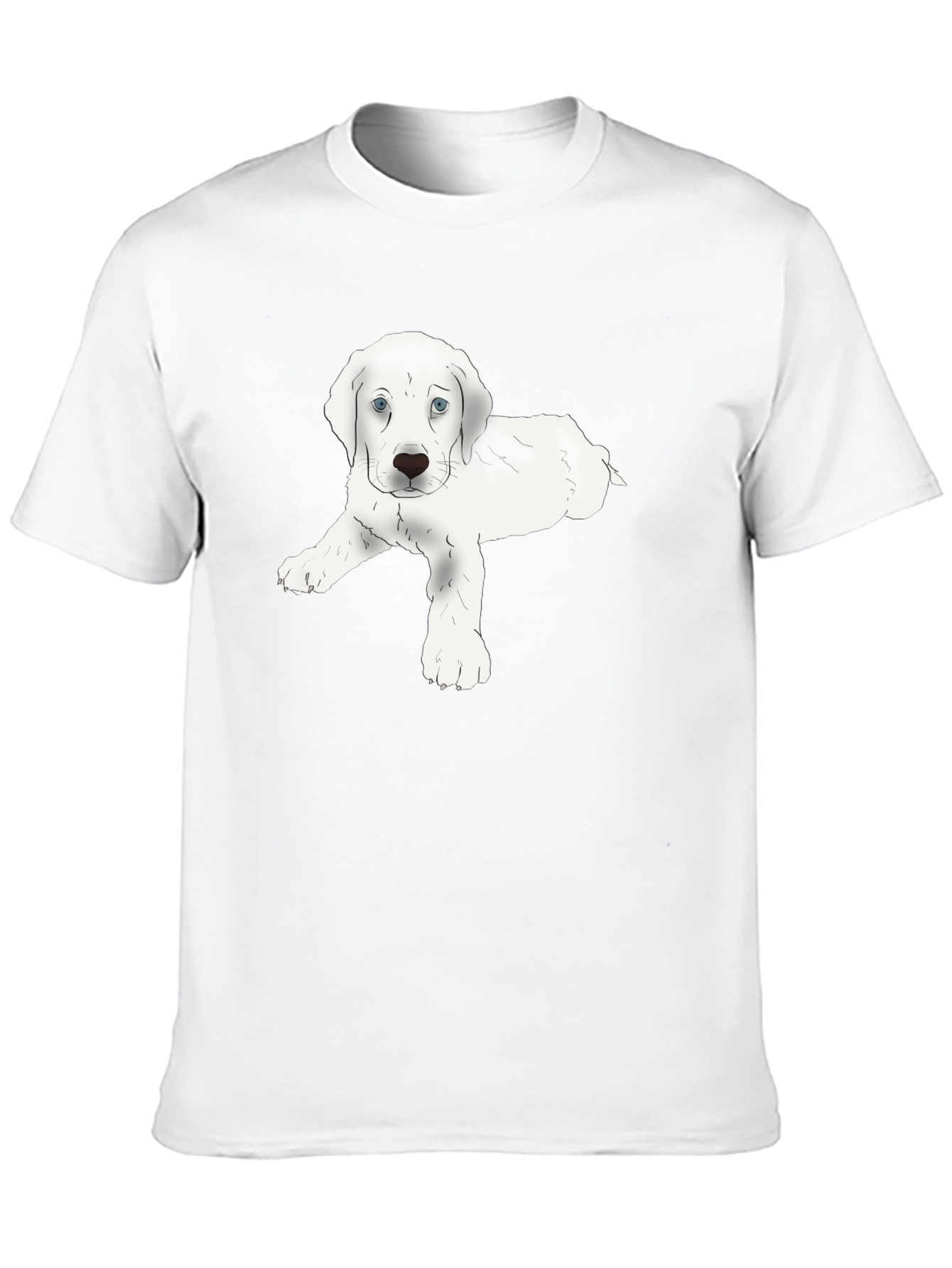 Puppy Graphic Black T-Shirt