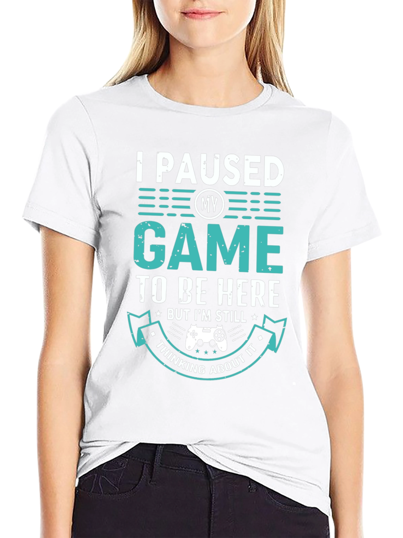 I Paused My Game T-Shirt - Gamer Apparel