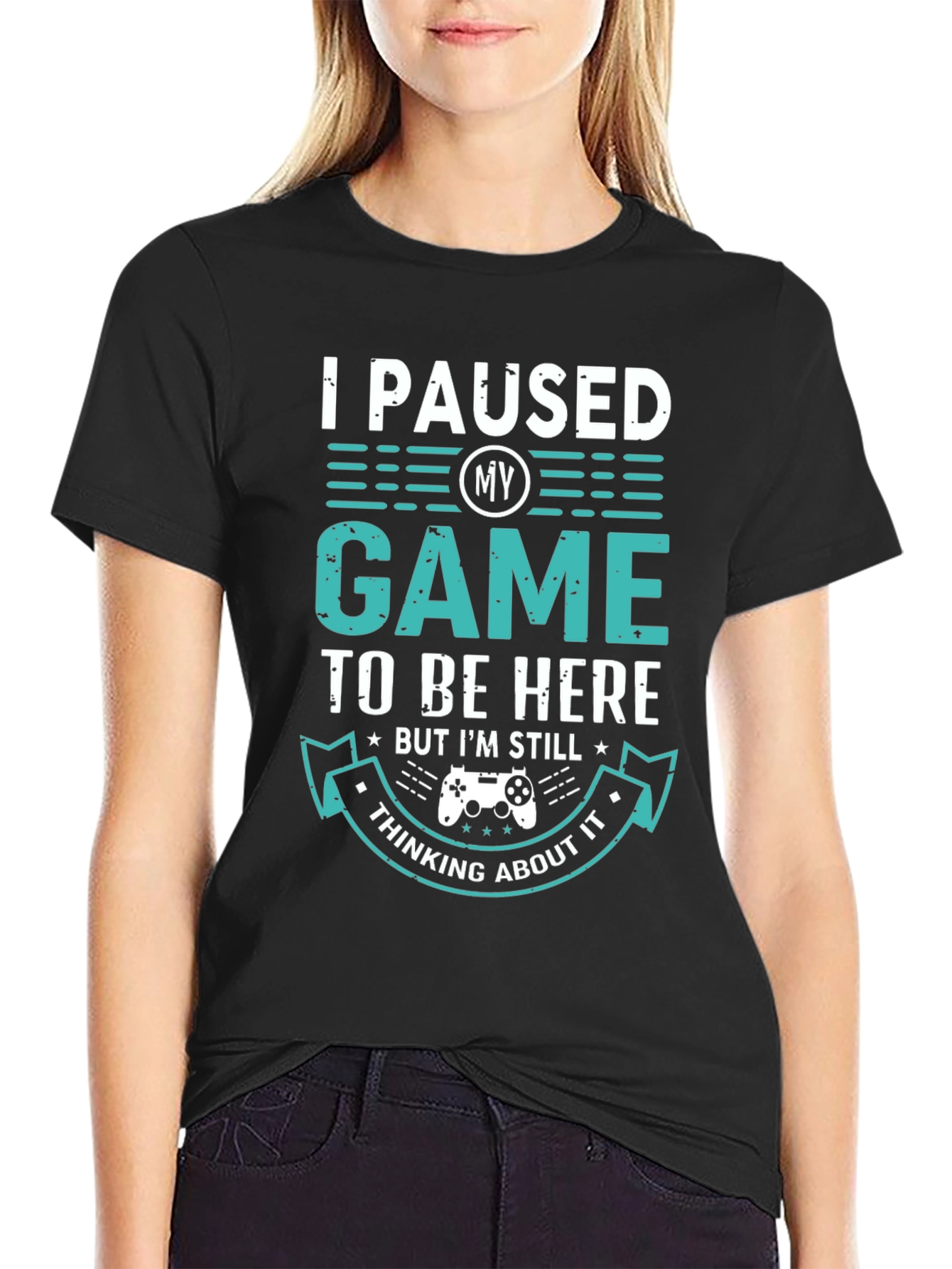 I Paused My Game T-Shirt - Gamer Apparel