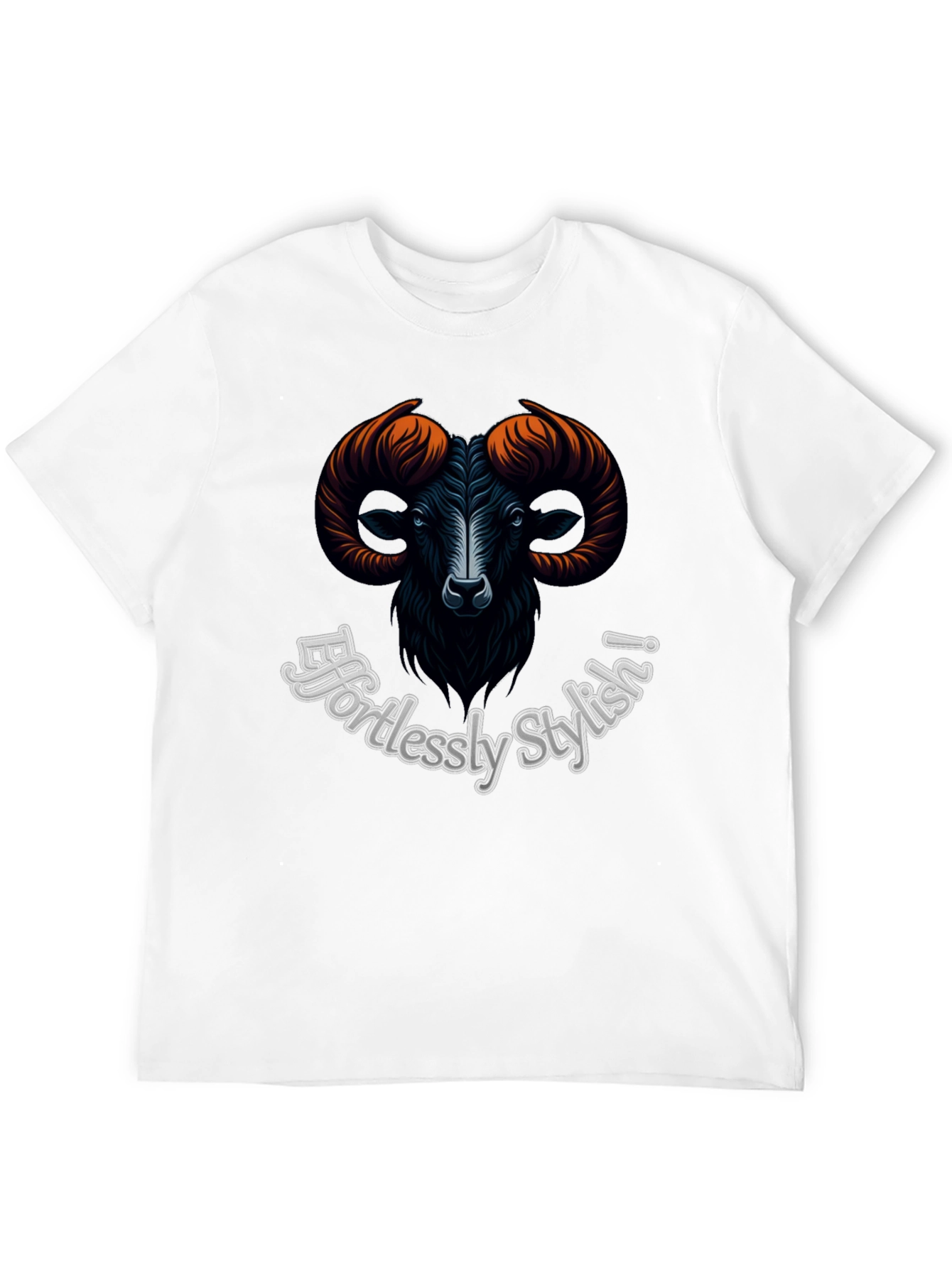 Effortlessly Stylish Ram Graphic T-Shirt
