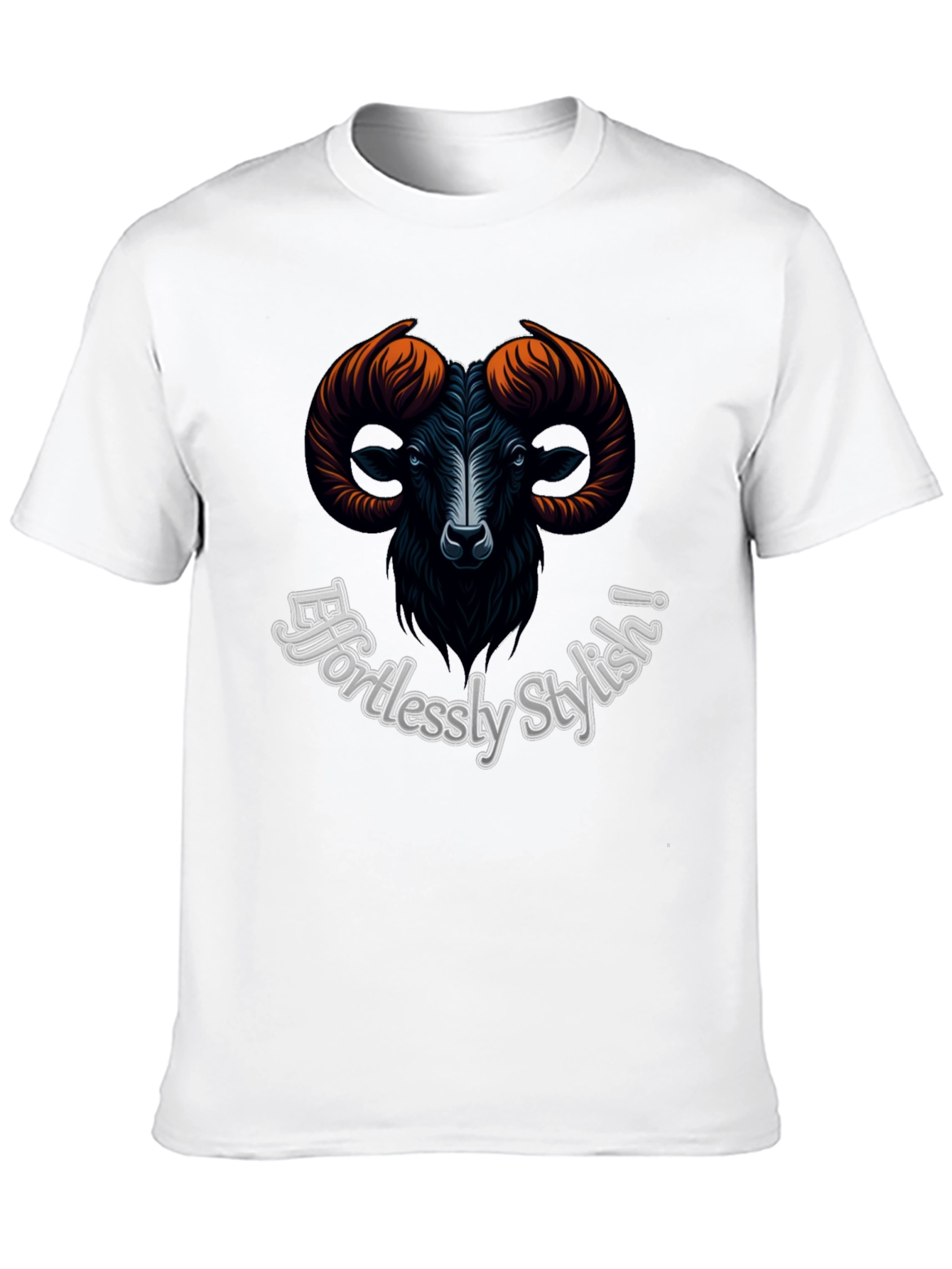Effortlessly Stylish Ram Graphic T-Shirt