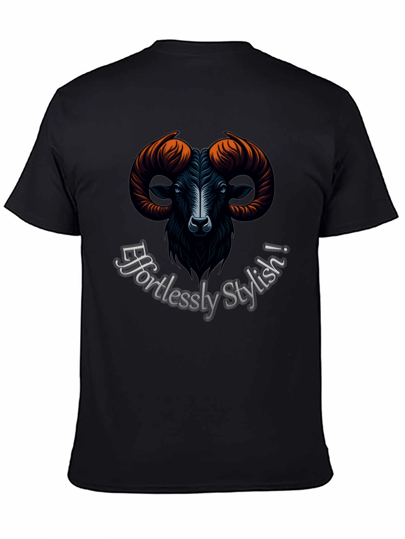 Effortlessly Stylish Ram Graphic T-Shirt