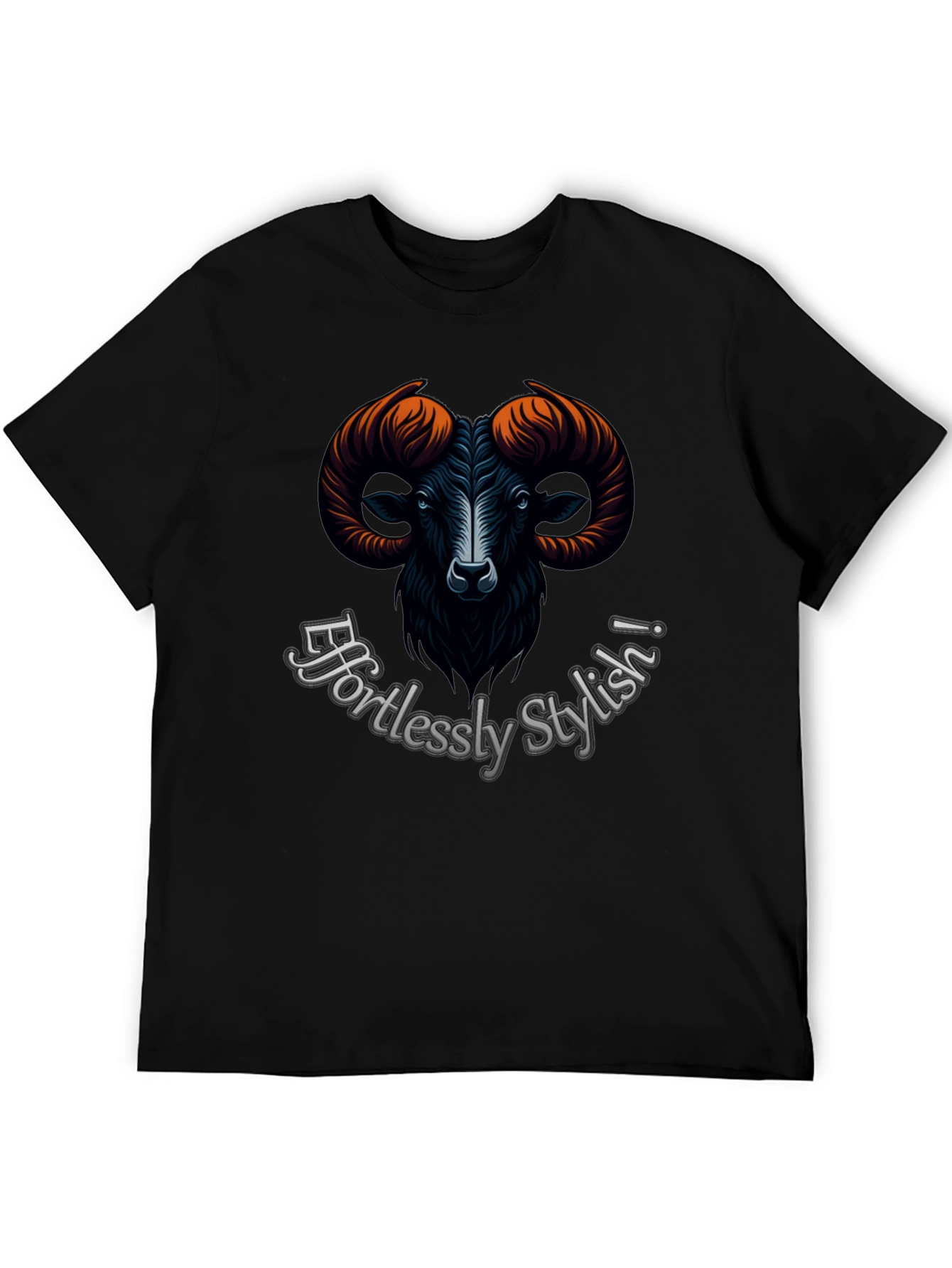 Effortlessly Stylish Ram Graphic T-Shirt
