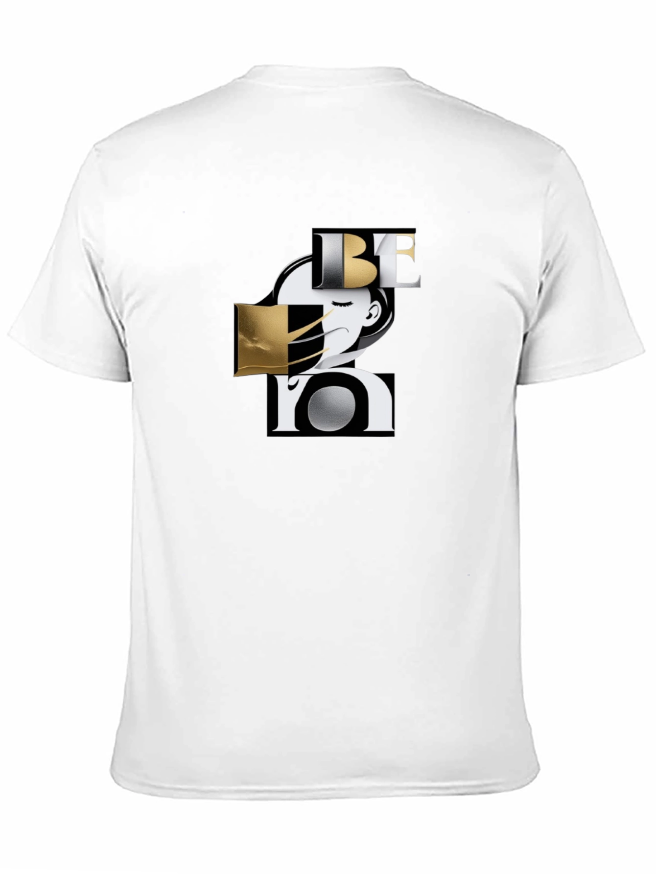 Stylish Be You Graphic Black T-Shirt