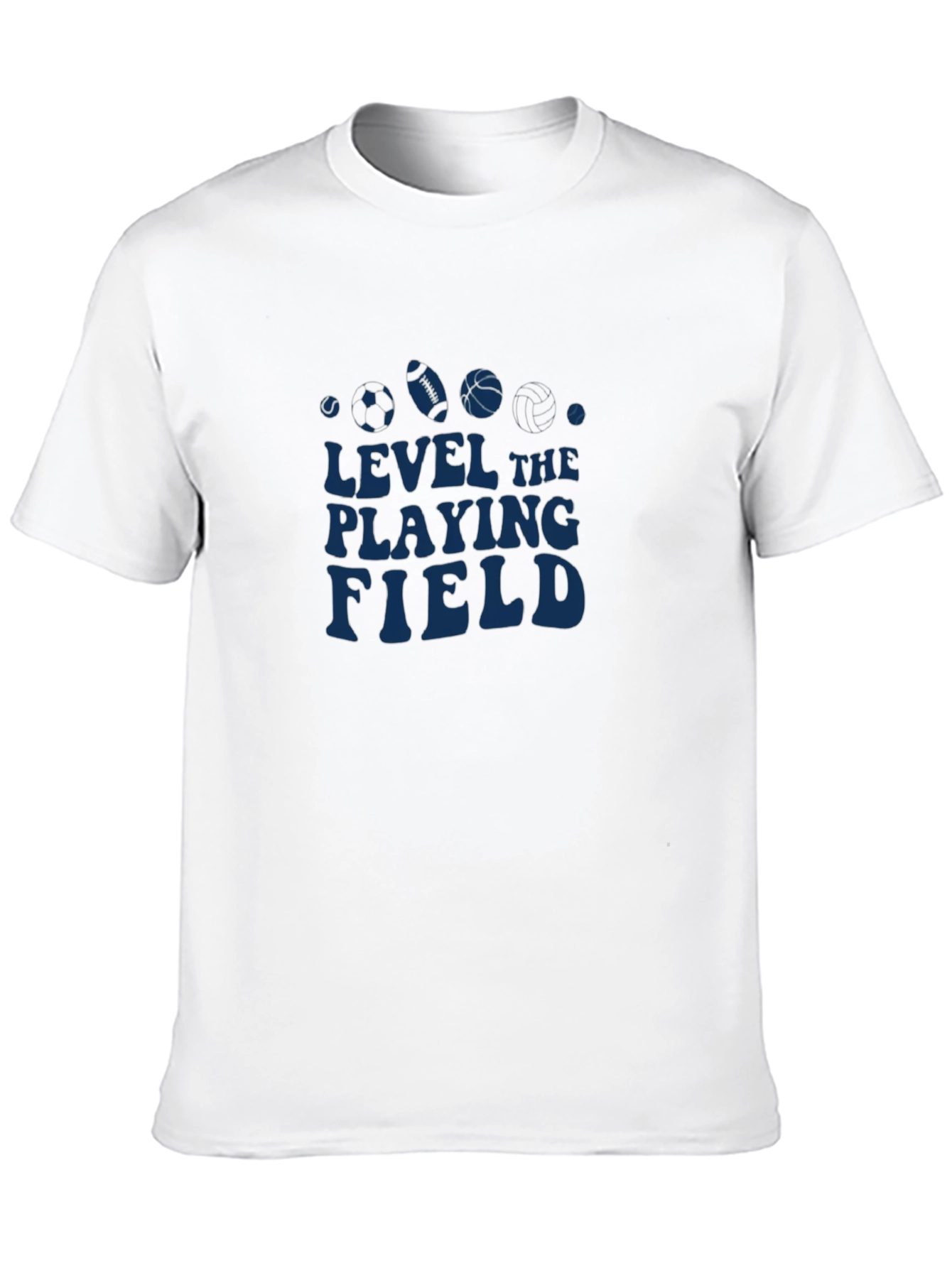 Level The Playing Field T-Shirt Sports Graphic Tee