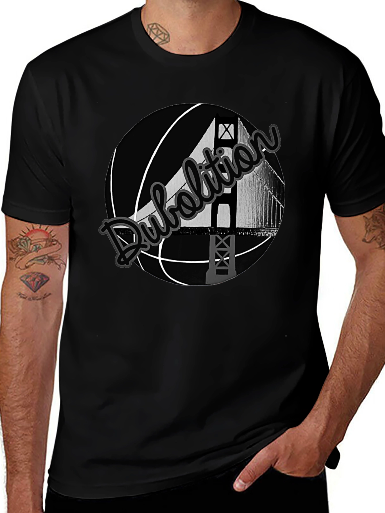 Dubolition Bridge Graphic T-Shirt