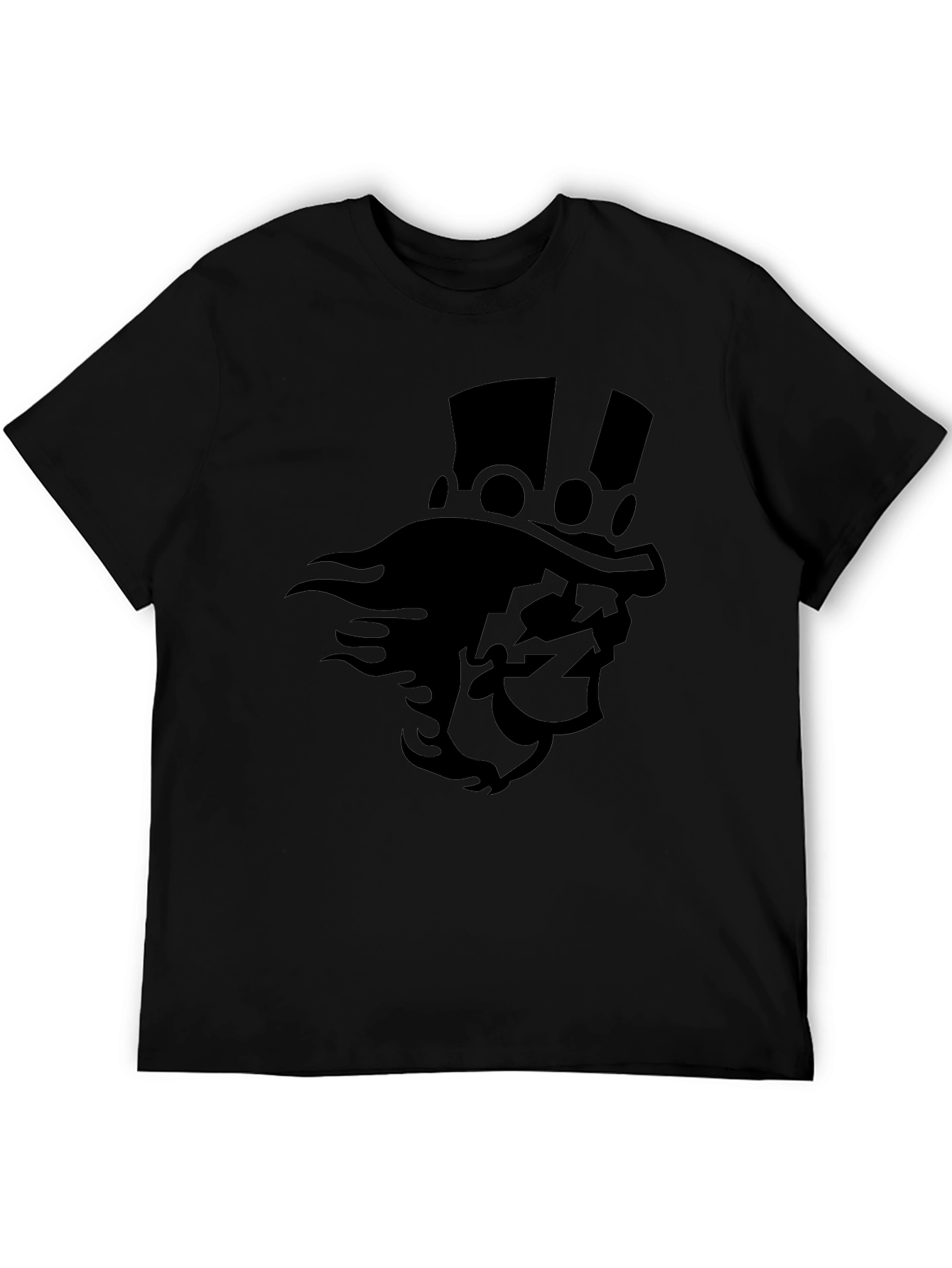 Mens Black Graphic T-Shirt - Slash Inspired