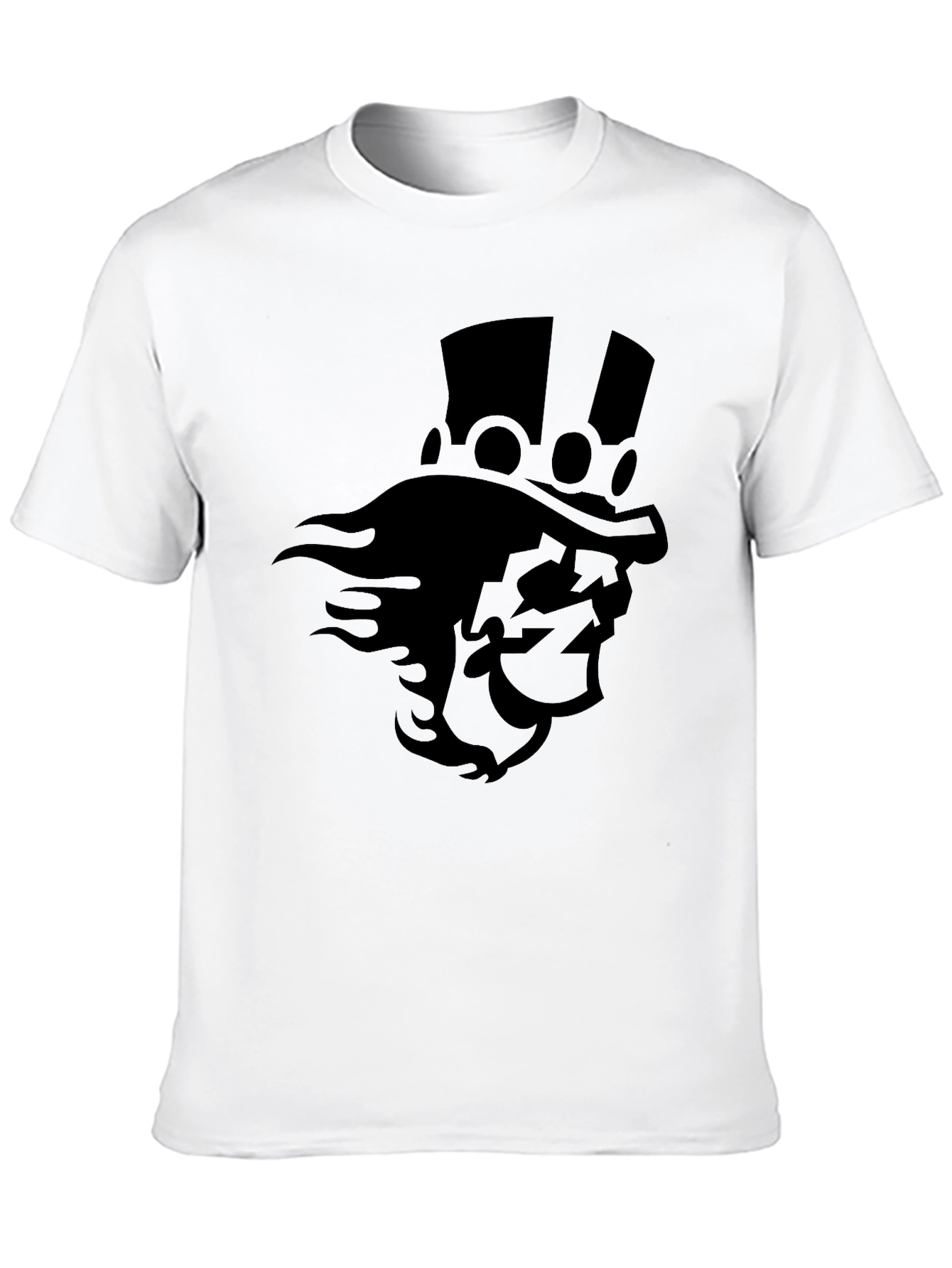 Mens Black Graphic T-Shirt - Slash Inspired