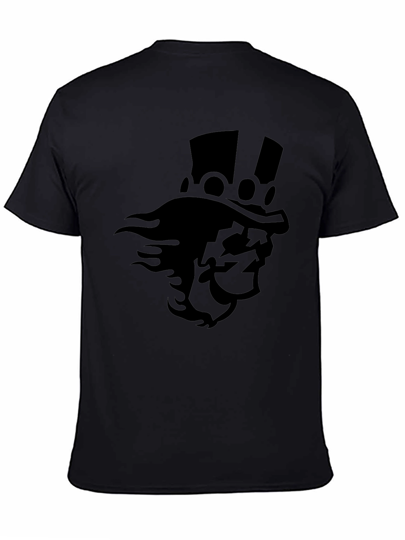 Mens Black Graphic T-Shirt - Slash Inspired