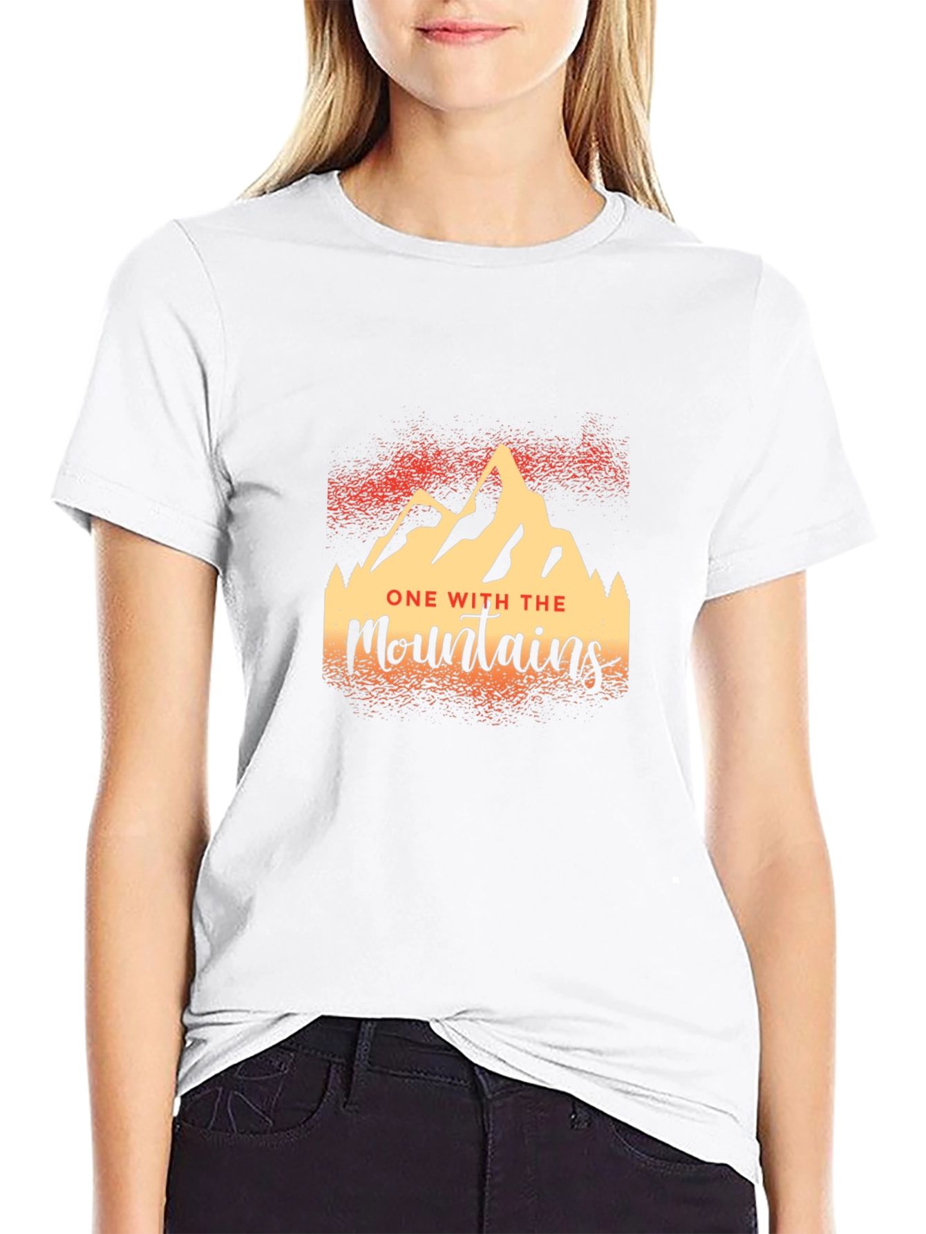 One With The Mountains Graphic T-Shirt